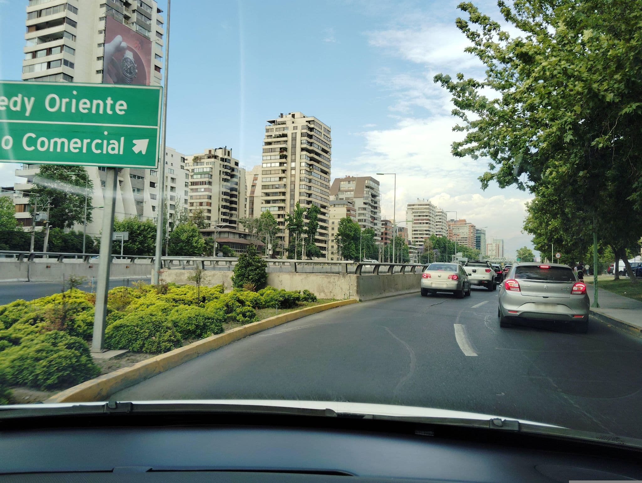 Street view near Renaissance Hotel Pool, Ñuñoa — © ariellopez (CC BY-SA · Mapillary)