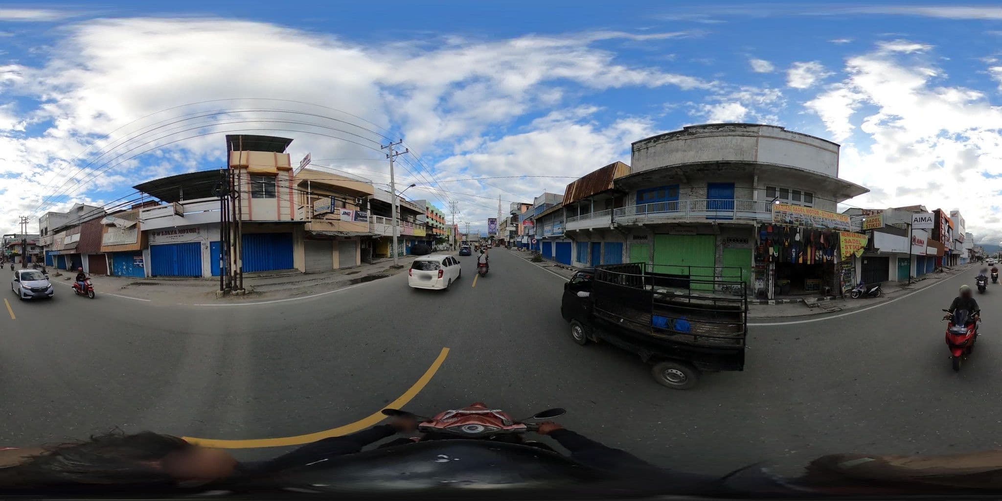 Street view near Pasifik Hotel, Palu — © benjidad (CC BY-SA · Mapillary)