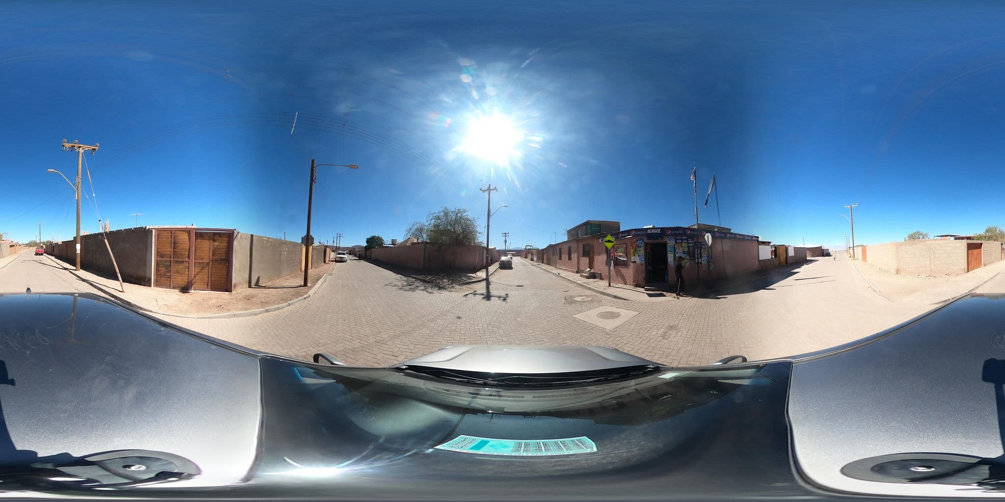 Street view near Tiny Hostel, San Pedro de Atacama — © Kaart_Local (CC BY-SA · Mapillary)
