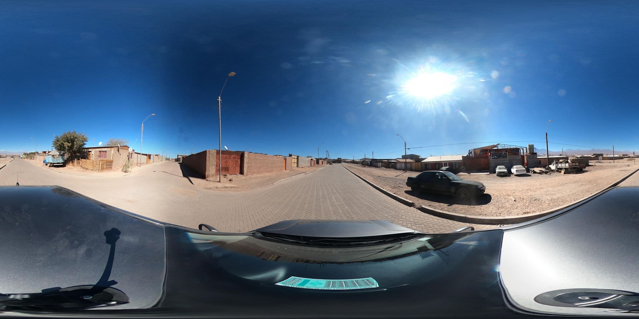 Street view near Hostal Tchapur, San Pedro de Atacama — © Kaart_Local (CC BY-SA · Mapillary)