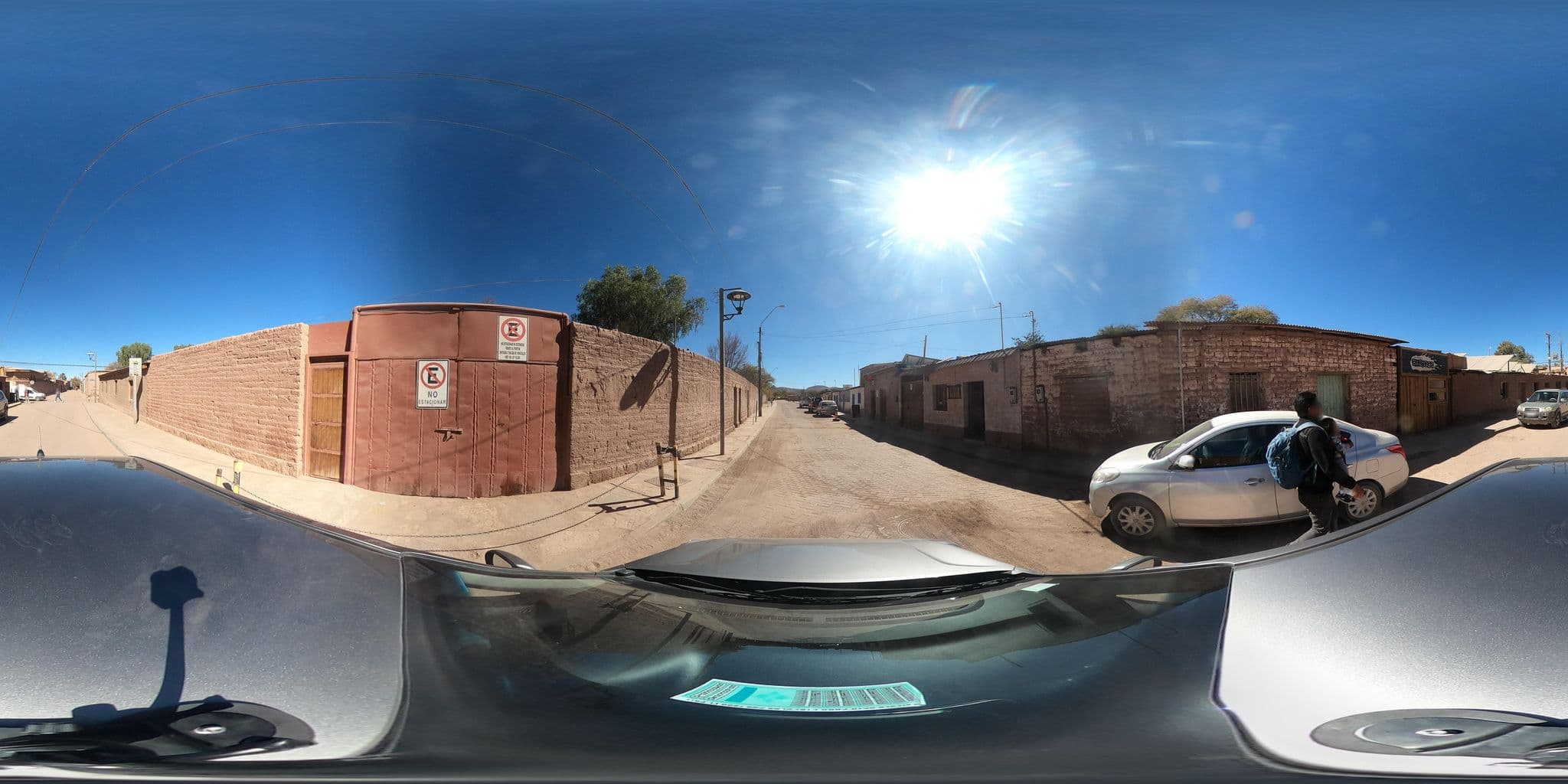 Street view near Hostal Intipara, San Pedro de Atacama — © Kaart_Local (CC BY-SA · Mapillary)