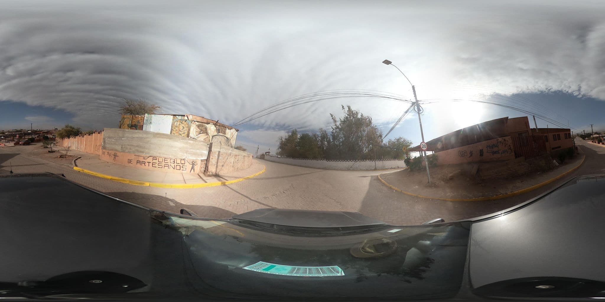 Street view near Hostal Sempuray, San Pedro de Atacama — © Kaart_Local (CC BY-SA · Mapillary)