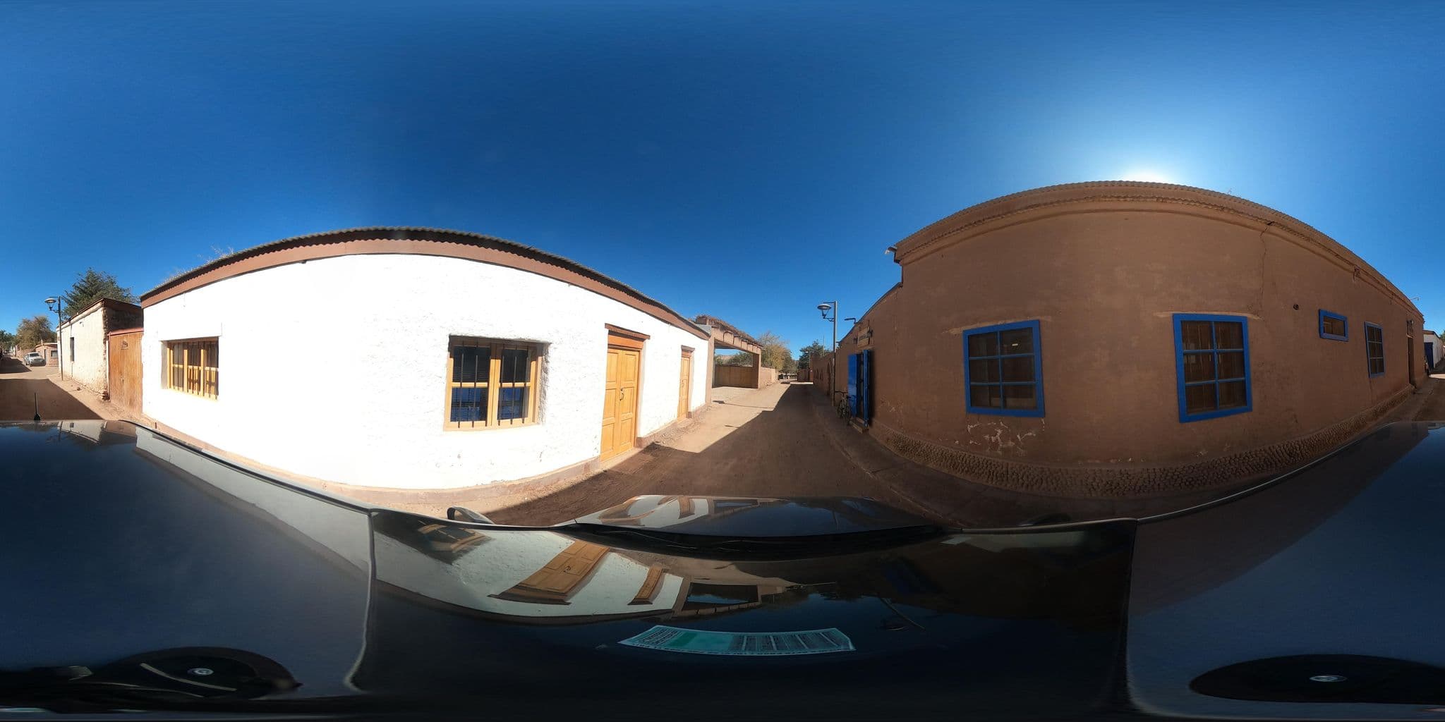 Street view near Cabañas Doña Juanita, San Pedro de Atacama — © Kaart_Local (CC BY-SA · Mapillary)