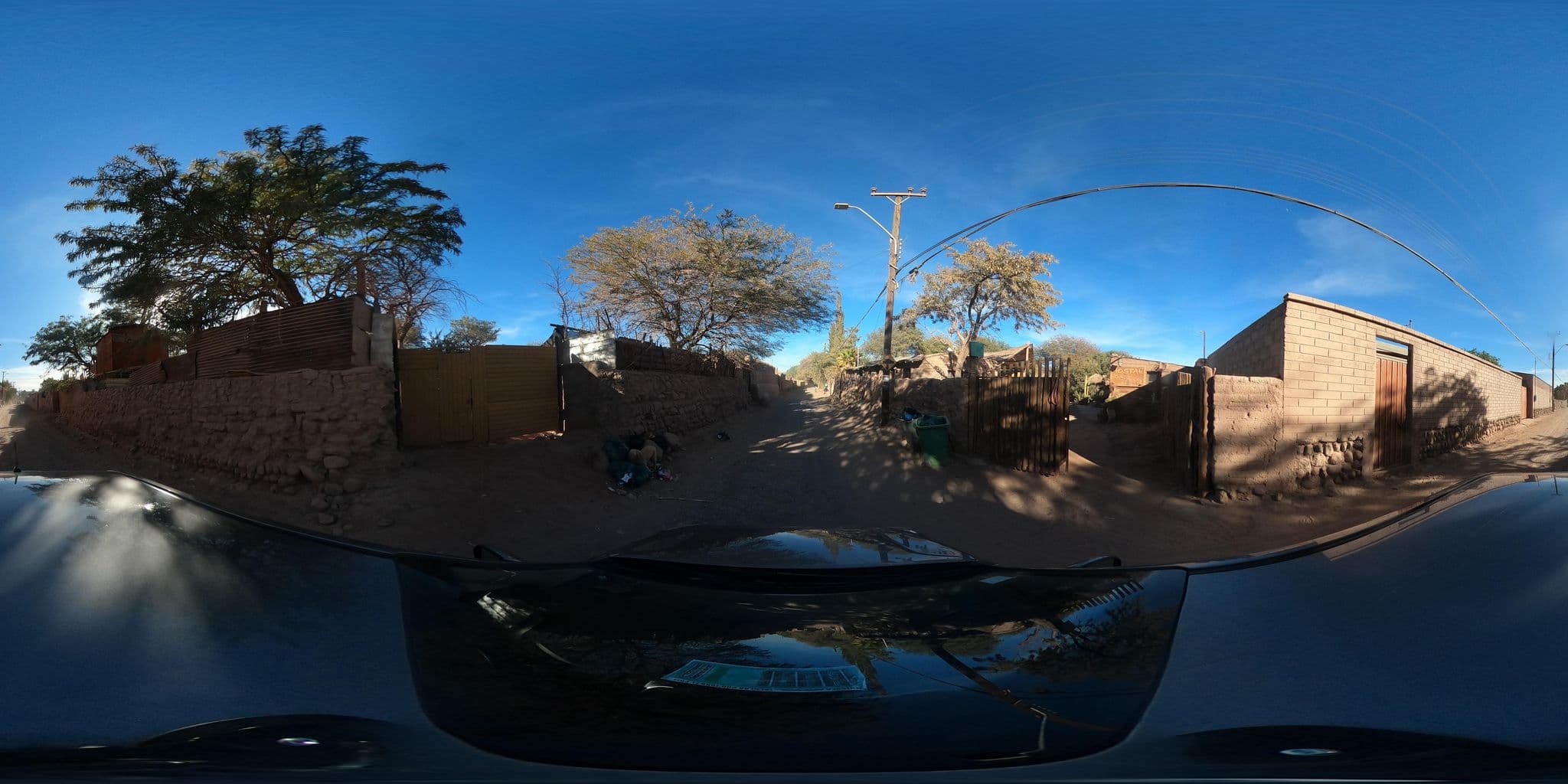 Street view near Hostal Casa Adobe, San Pedro de Atacama — © Kaart_Local (CC BY-SA · Mapillary)