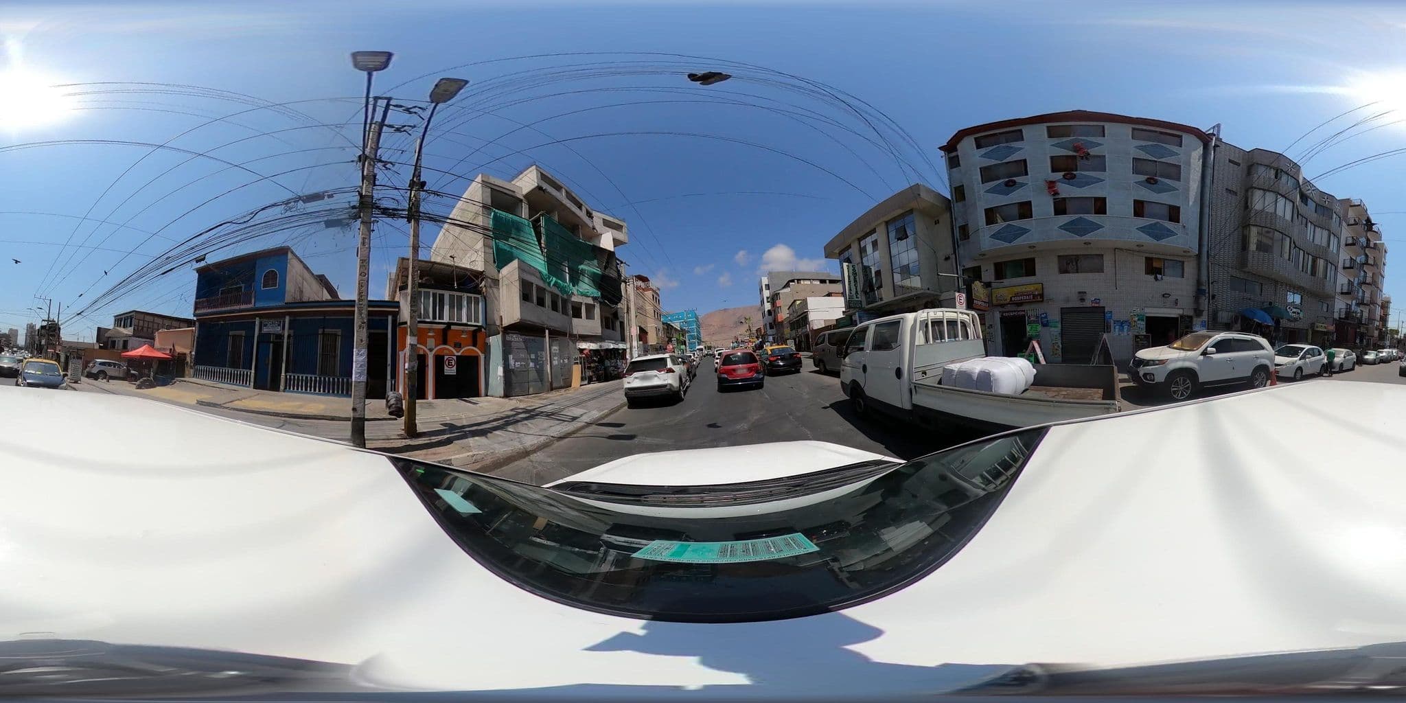 Street view near Hotel Paraiso, Iquique — © SolutivaSistemas (CC BY-SA · Mapillary)