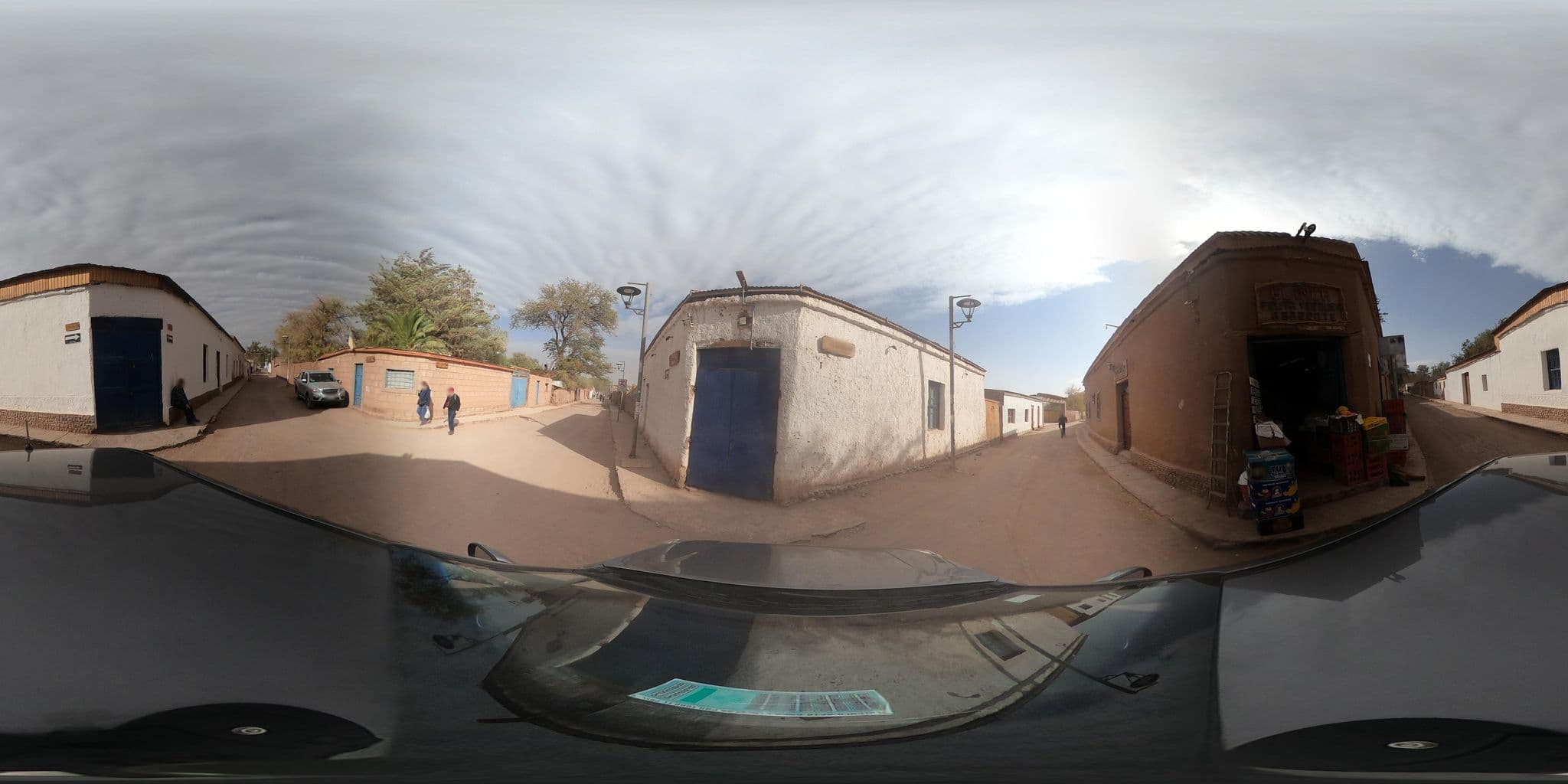 Street view near Hostal Purilackti, San Pedro de Atacama — © Kaart_Local (CC BY-SA · Mapillary)