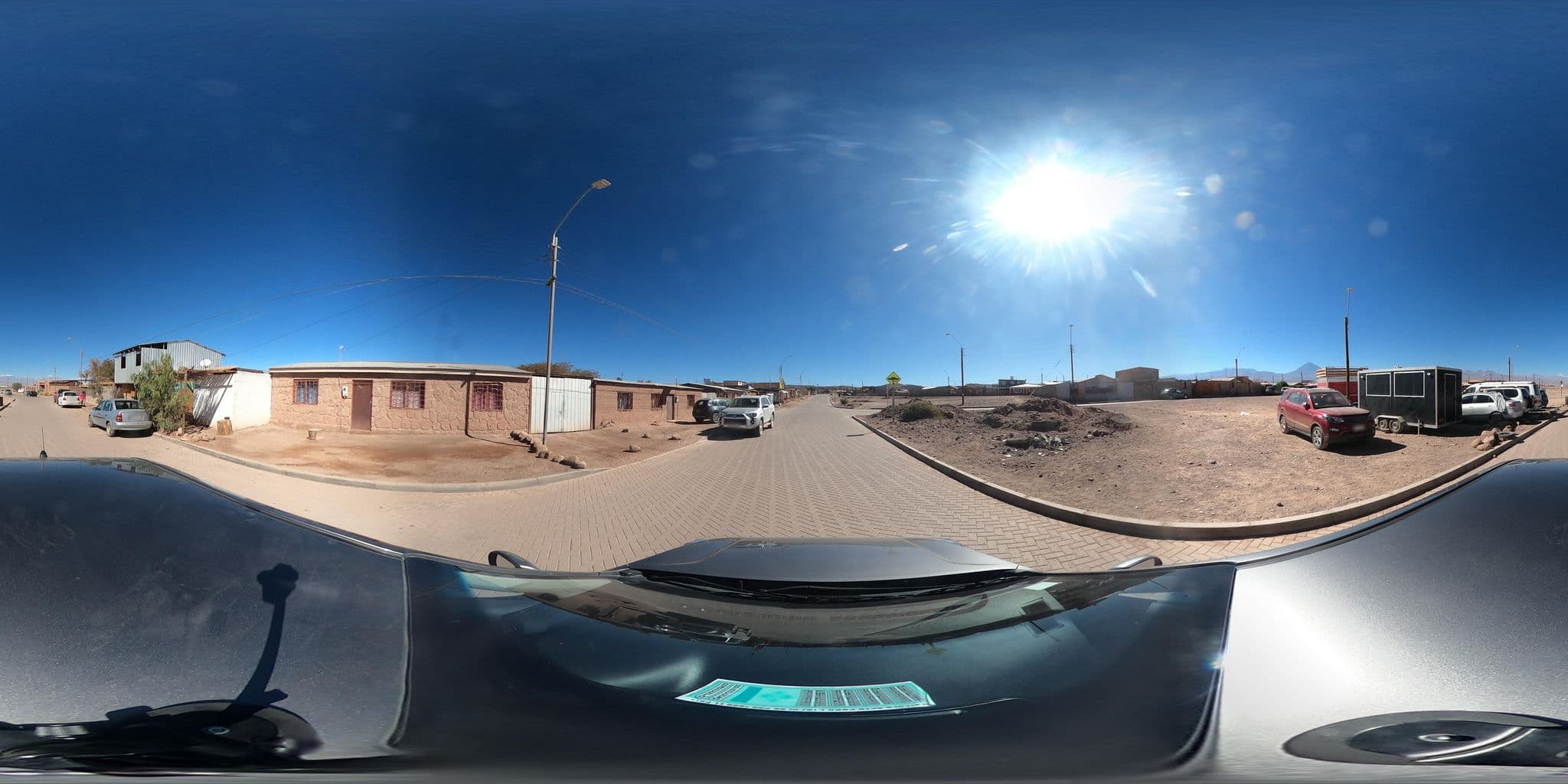 Street view near Hostal El Tren de Atacama, San Pedro de Atacama — © Kaart_Local (CC BY-SA · Mapillary)