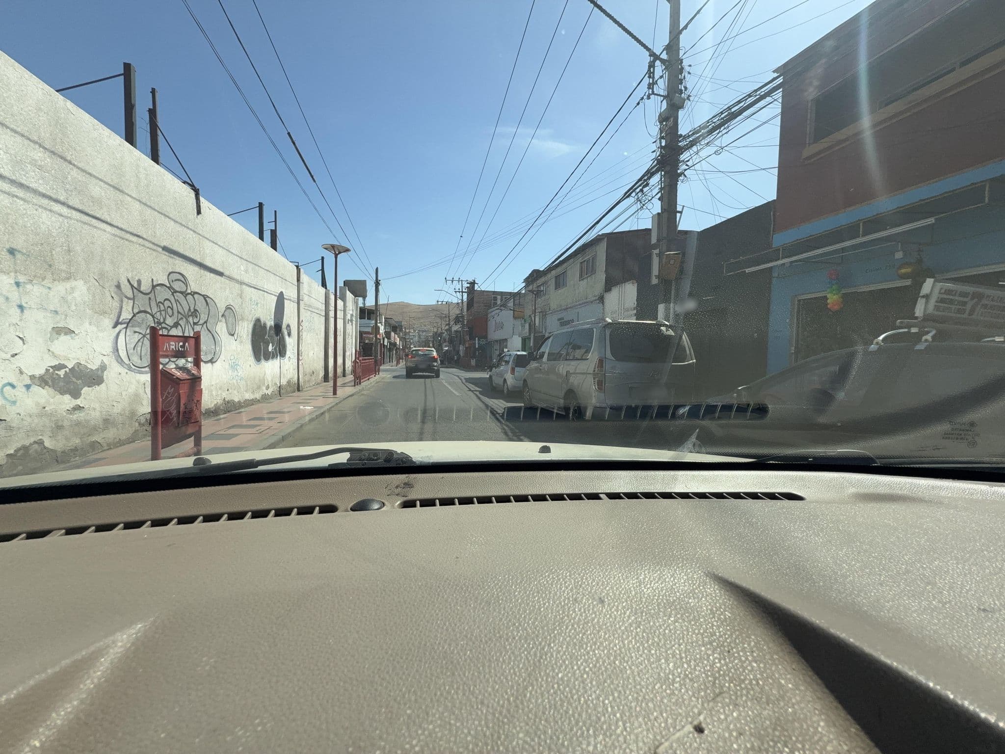Street view near Hostal Venecia, Arica — © contrerasalcalde (CC BY-SA · Mapillary)