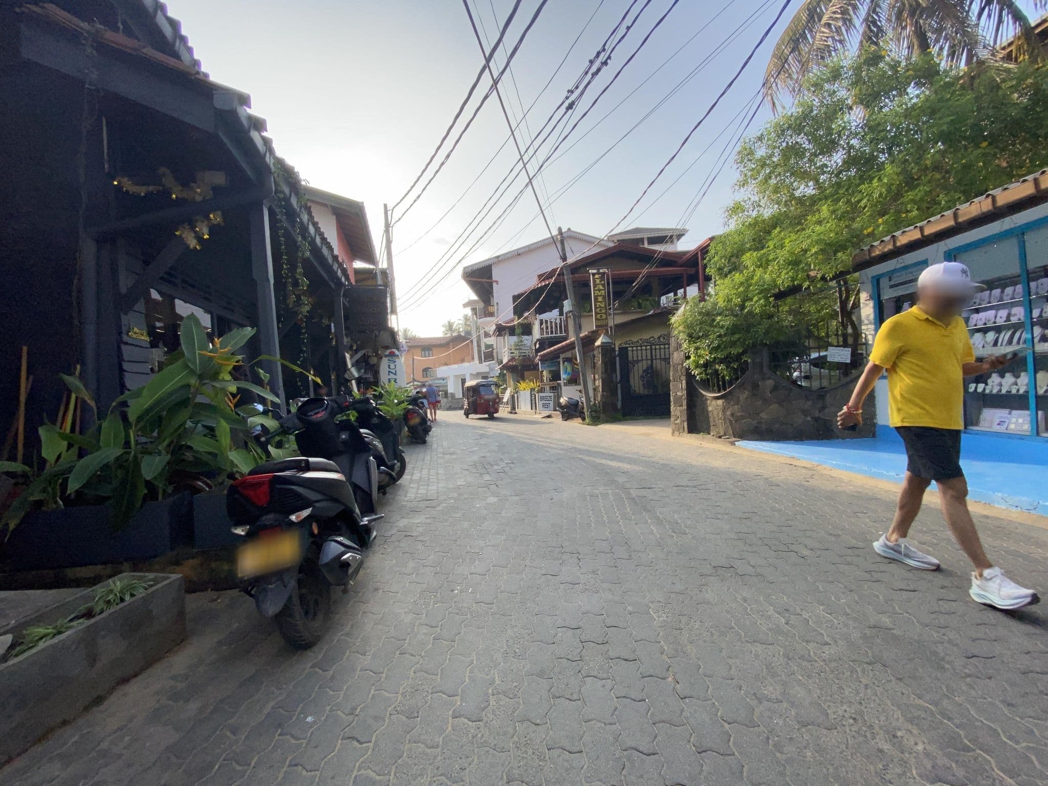 Street view near Flamingo Hotel, Unawatuna — © vadi (CC BY-SA · Mapillary)