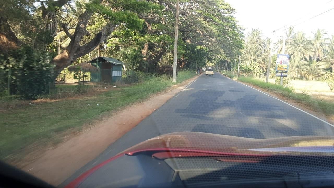 Street view near Nilkethavila Eco Hotel, Anuradhapura — © ZihanZarouk (CC BY-SA · Mapillary)