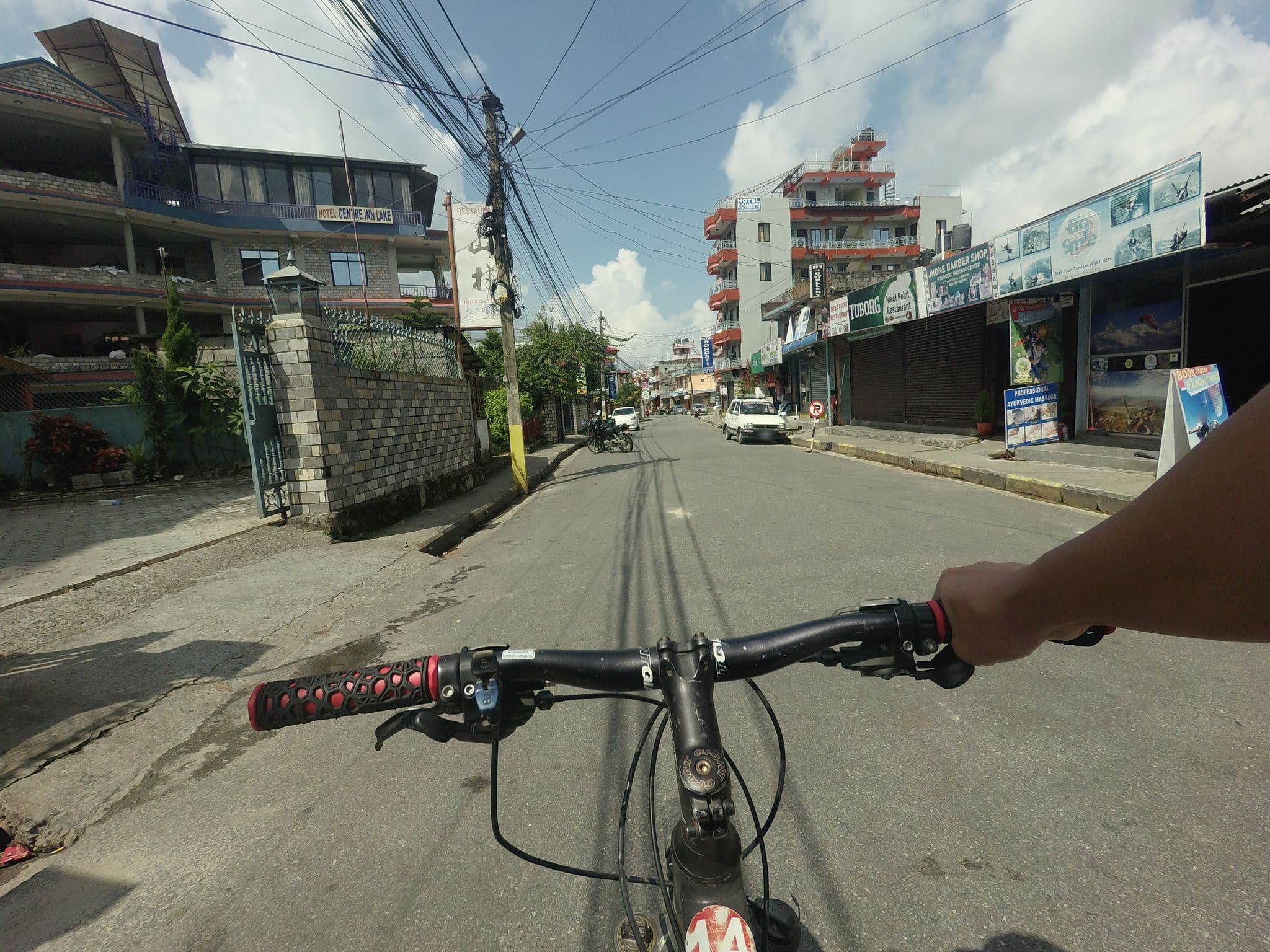Street view near Hotel Touch Nepal, Pokhara — © GOwin (CC BY-SA · Mapillary)