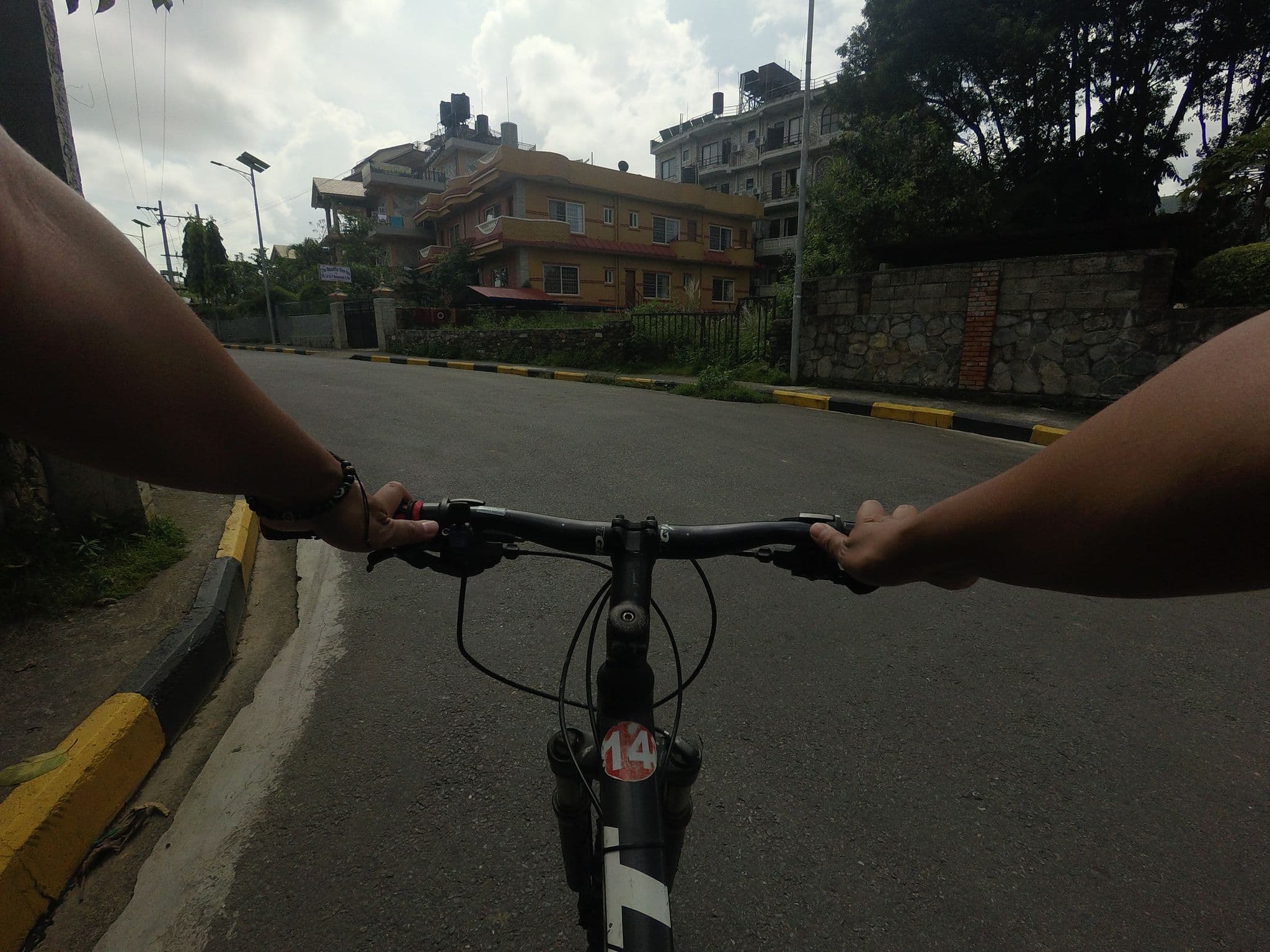 Street view near Hotel Villa, Pokhara — © GOwin (CC BY-SA · Mapillary)