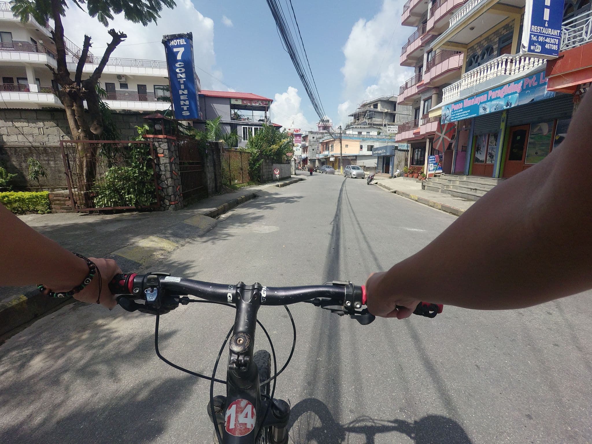Street view near hotel 7 continents, Pokhara — © GOwin (CC BY-SA · Mapillary)