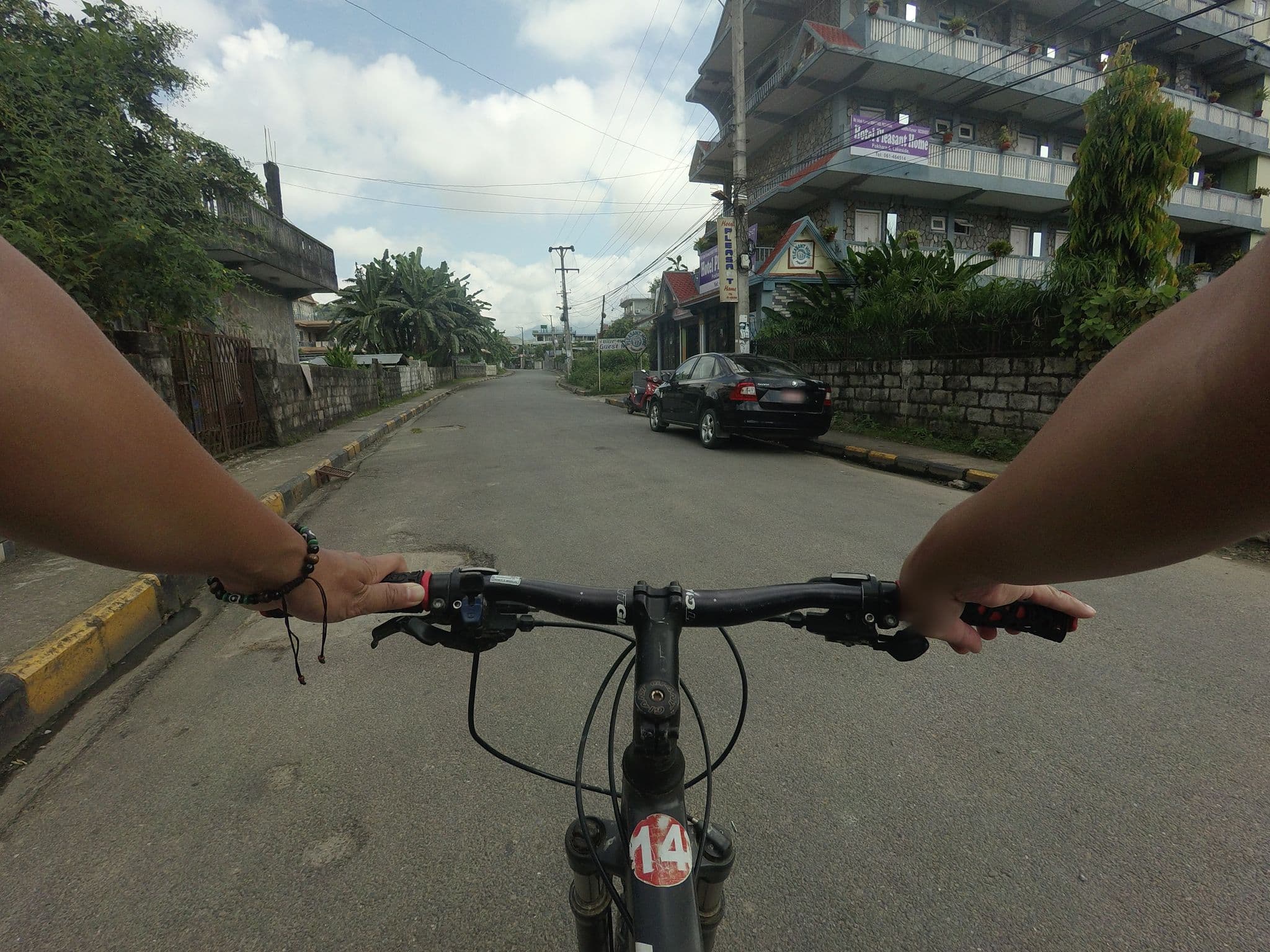 Street view near Penguin Hotel, Pokhara — © GOwin (CC BY-SA · Mapillary)