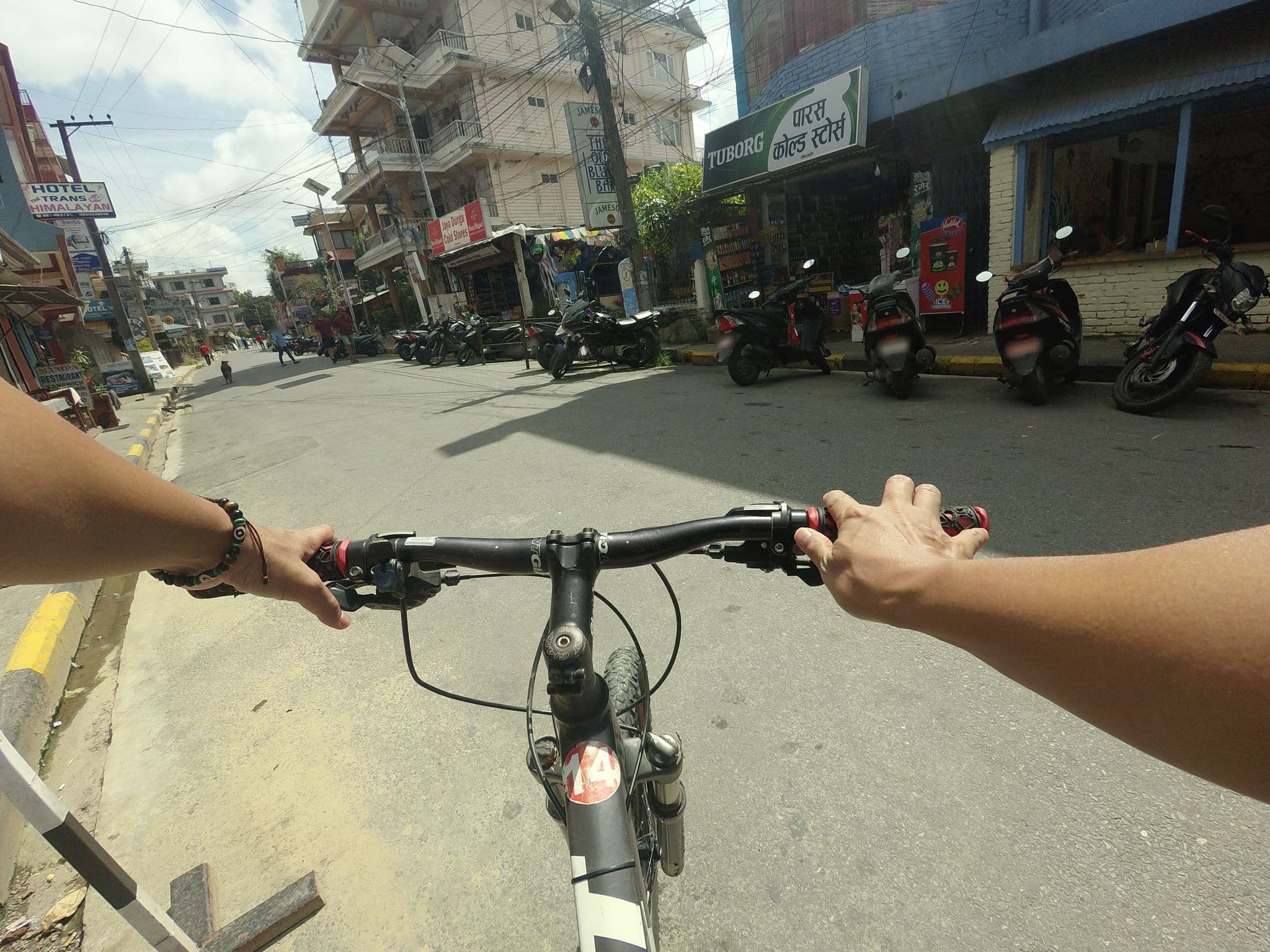 Street view near Holy Mount Guest House, Pokhara — © GOwin (CC BY-SA · Mapillary)