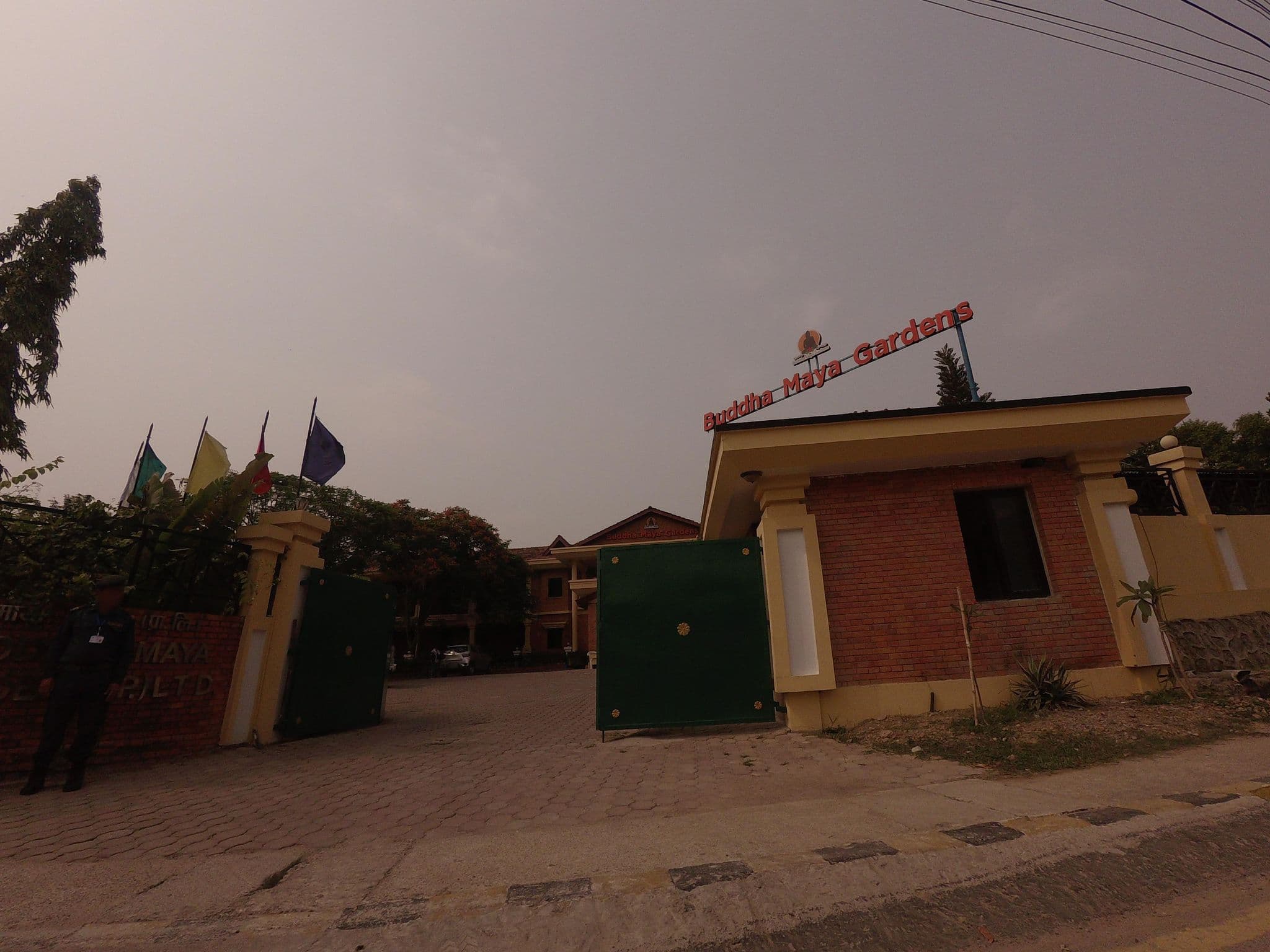 Street view near Buddha Maya Garden - Lumbini, Siddharthanagar — © gauravparajuli09 (CC BY-SA · Mapillary)