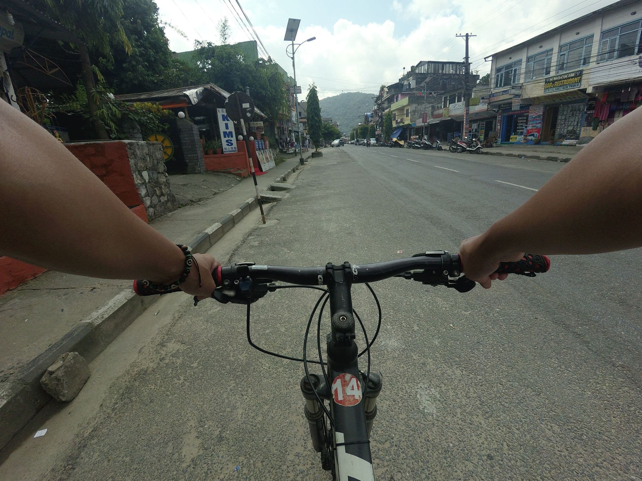 Street view near Taj Hotel, Pokhara — © GOwin (CC BY-SA · Mapillary)