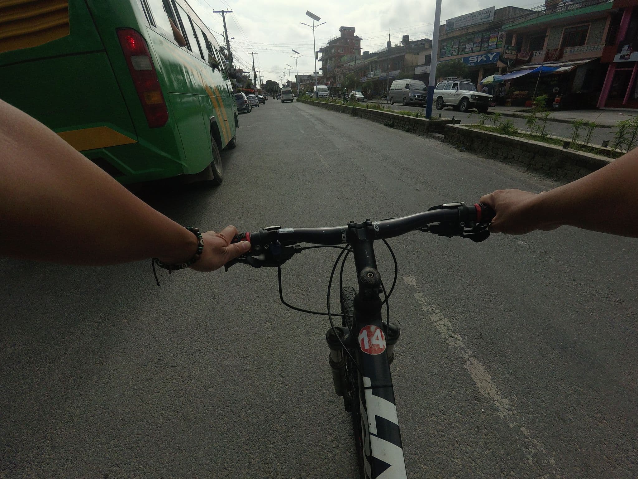 Street view near Hotel Sitara, Pokhara — © GOwin (CC BY-SA · Mapillary)
