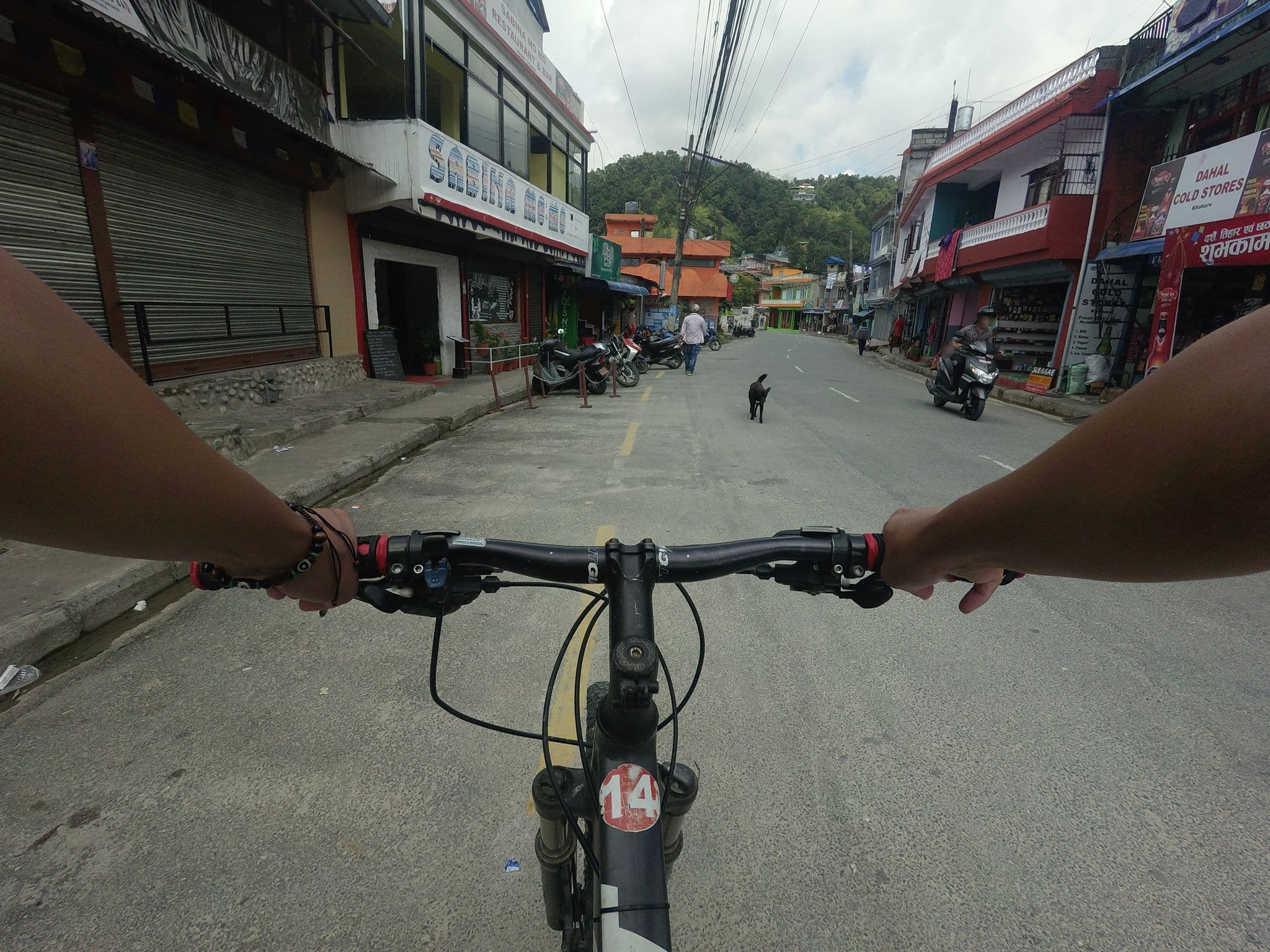 Street view near Banana Garden Lodge, Pokhara — © GOwin (CC BY-SA · Mapillary)