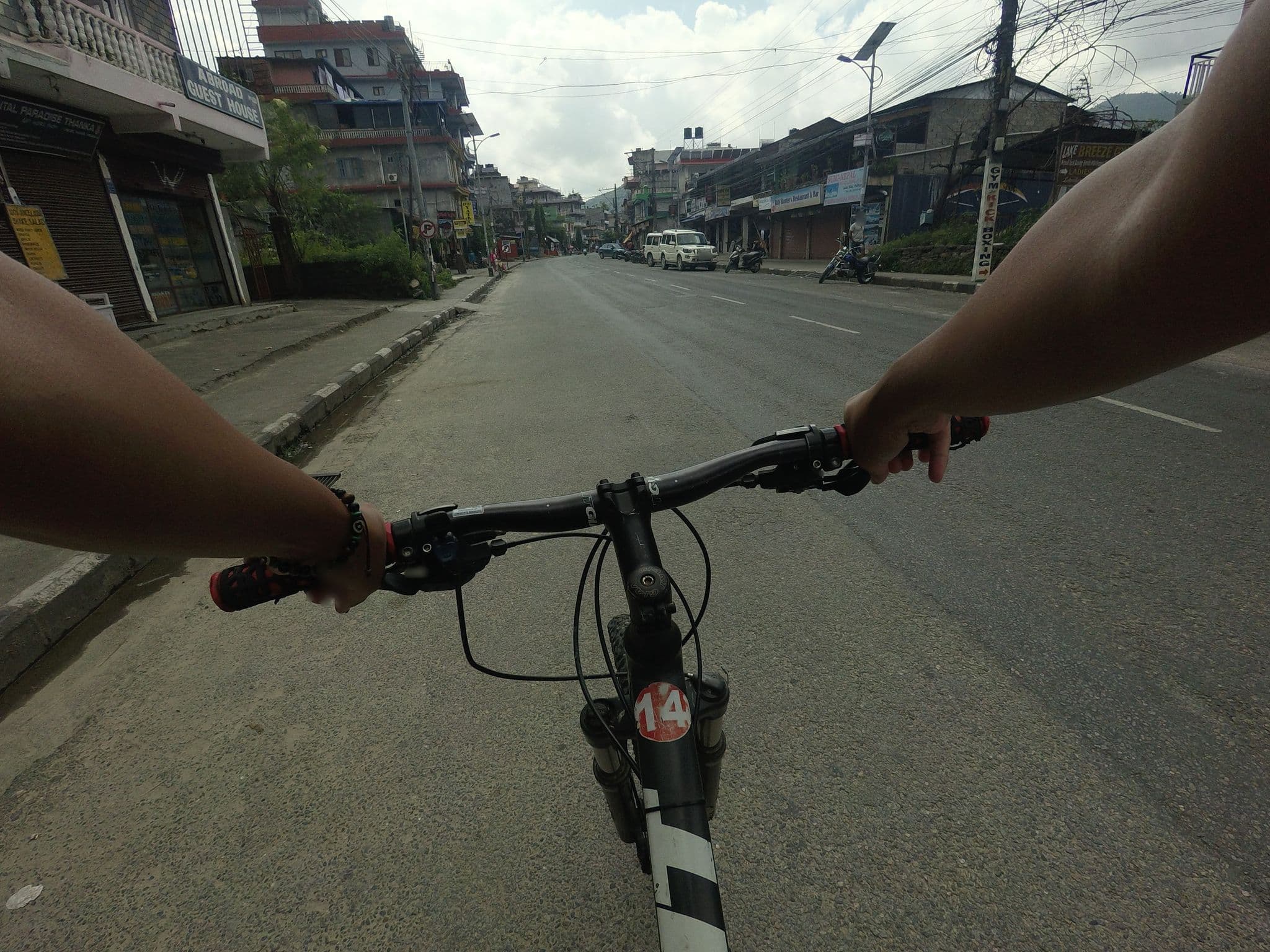 Street view near Hotel Lake House, Pokhara — © GOwin (CC BY-SA · Mapillary)