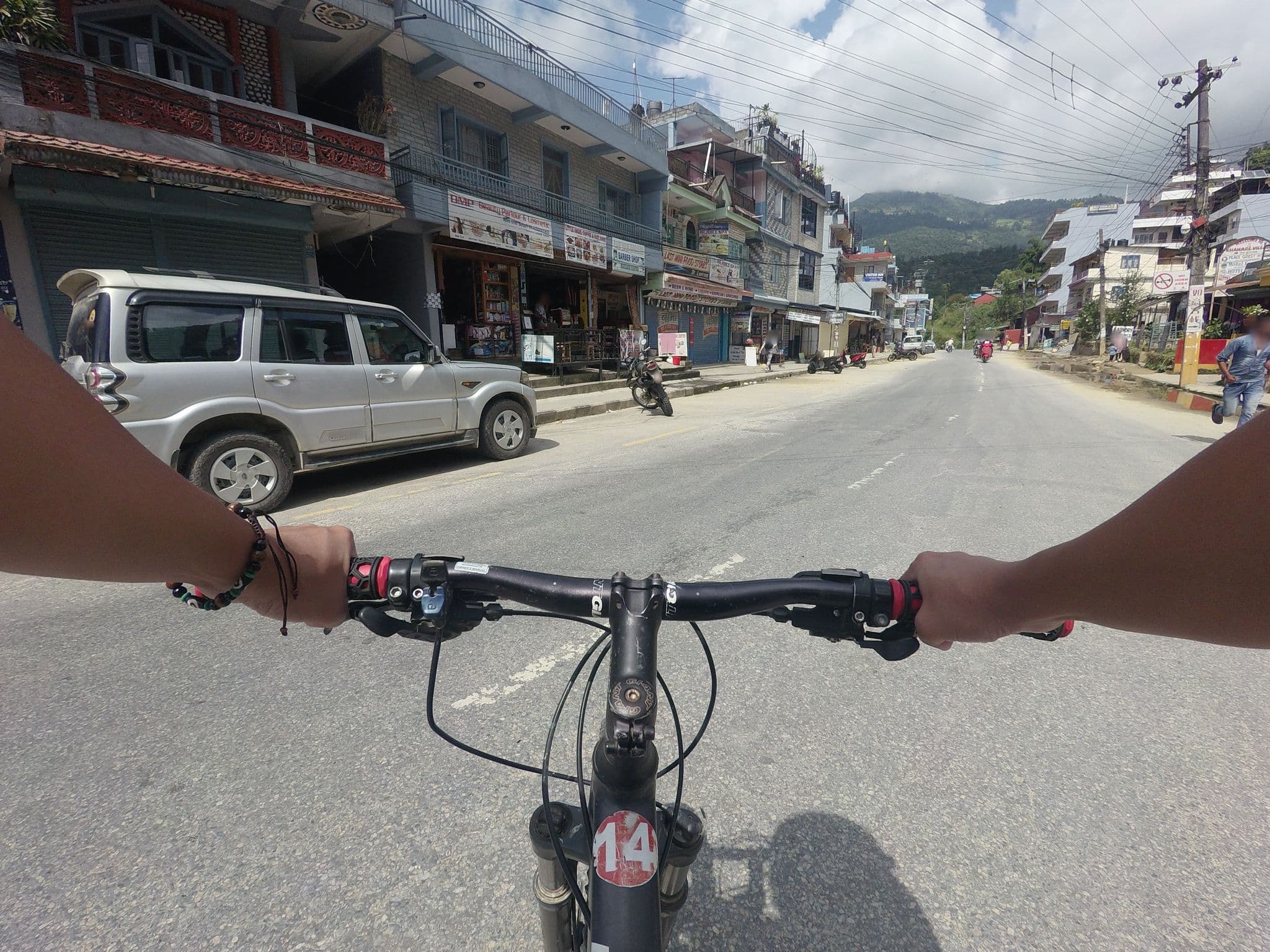 Street view near 如意客栈(手工牛肉面)lucky inn hotel, Pokhara — © GOwin (CC BY-SA · Mapillary)