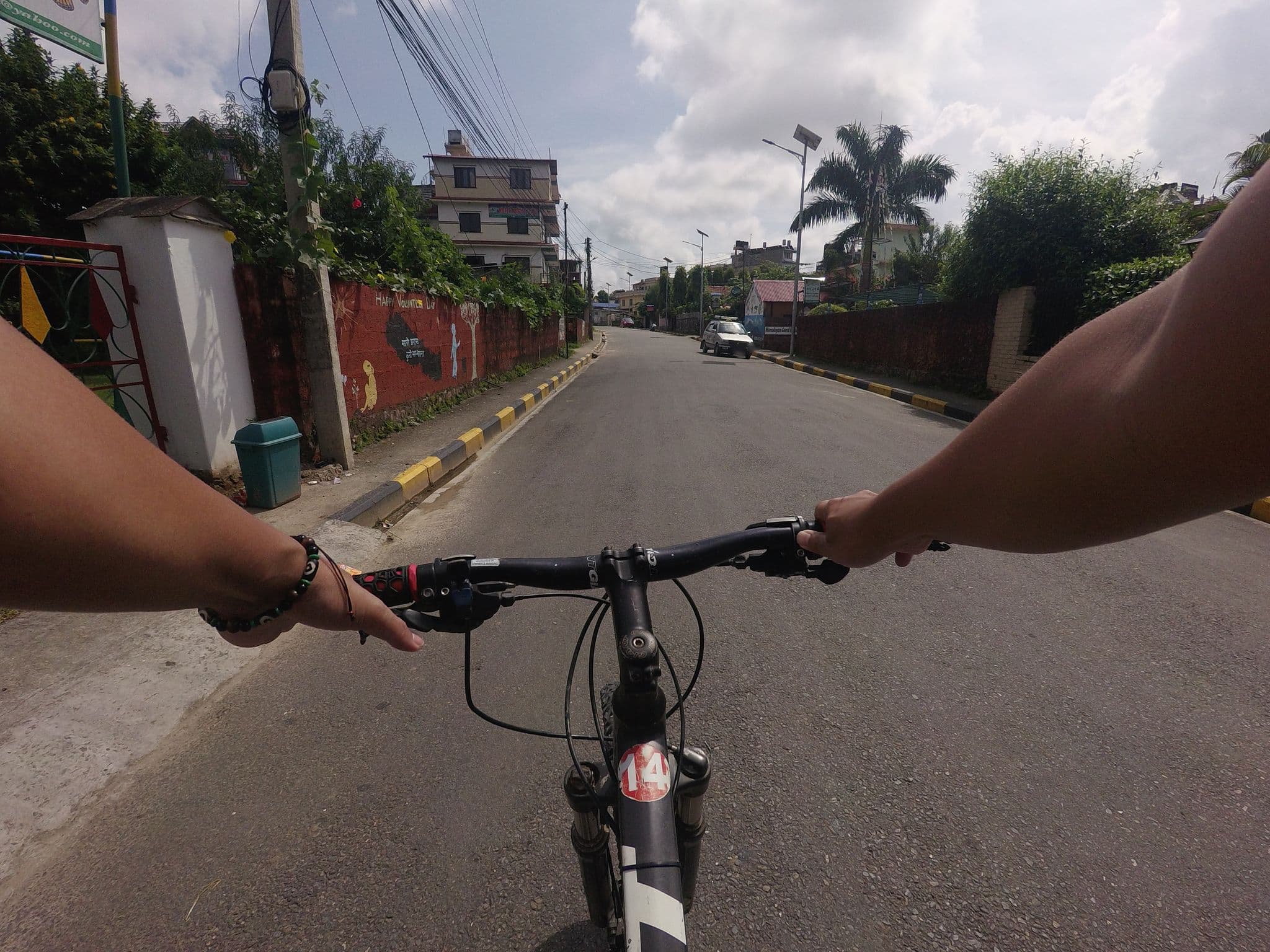 Street view near Hotel Karuna, Pokhara — © GOwin (CC BY-SA · Mapillary)