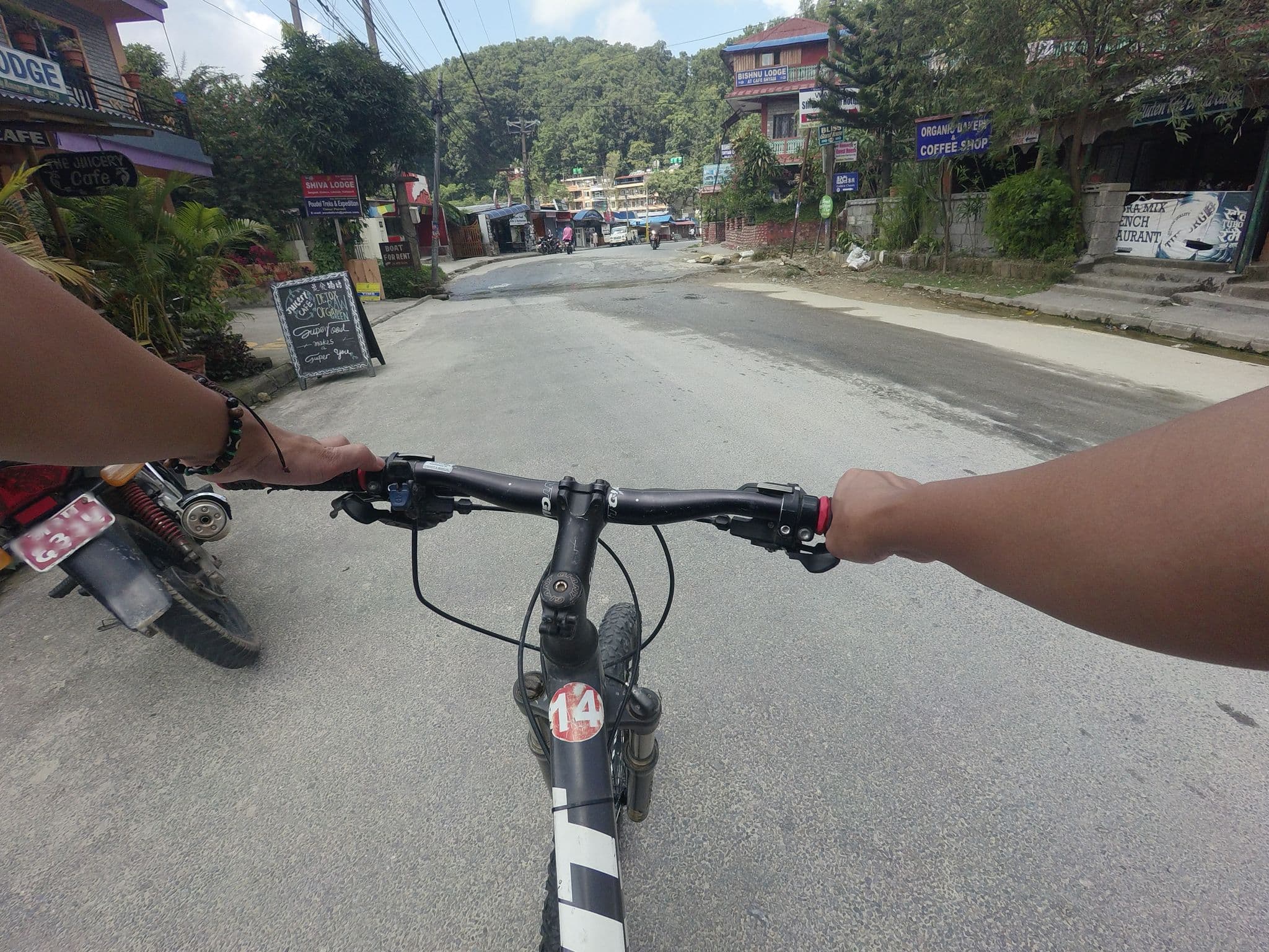 Street view near Granate Rouge, Pokhara — © GOwin (CC BY-SA · Mapillary)