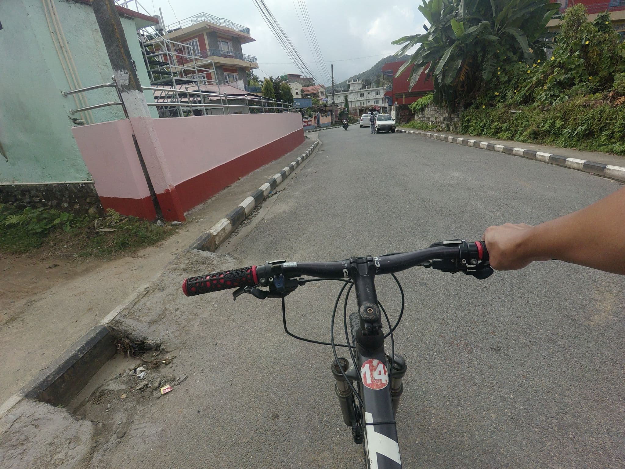 Street view near Nanohana Lodges, Pokhara — © GOwin (CC BY-SA · Mapillary)