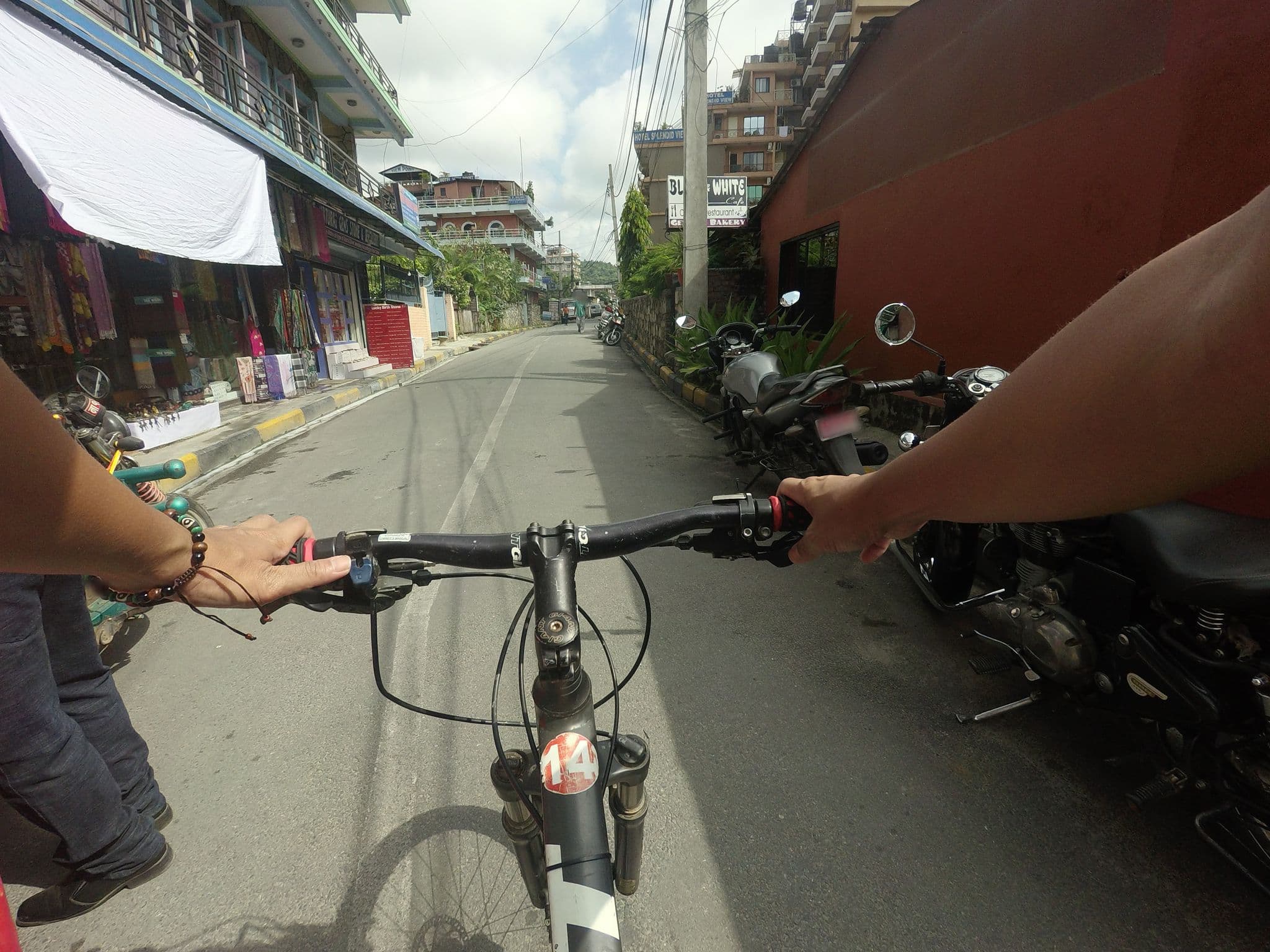 Street view near Trekkers Inn, Pokhara — © GOwin (CC BY-SA · Mapillary)