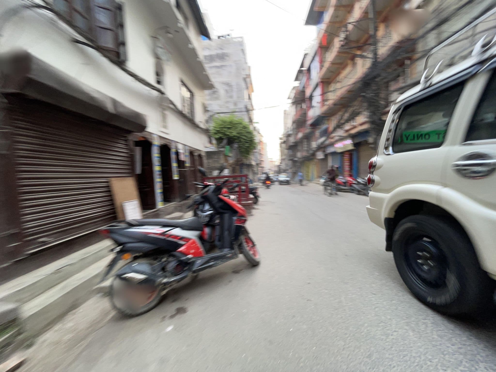 Street view near Skylark, Kathmandu — © vagrant42 (CC BY-SA · Mapillary)