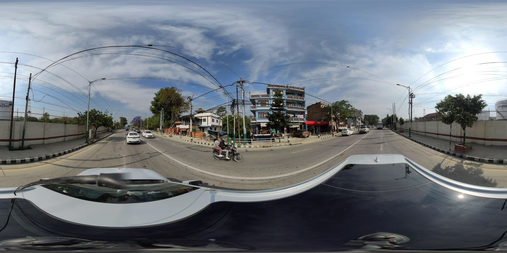 Street view near Royal Airport Hotel, Kathmandu — © gallimaps (CC BY-SA · Mapillary)