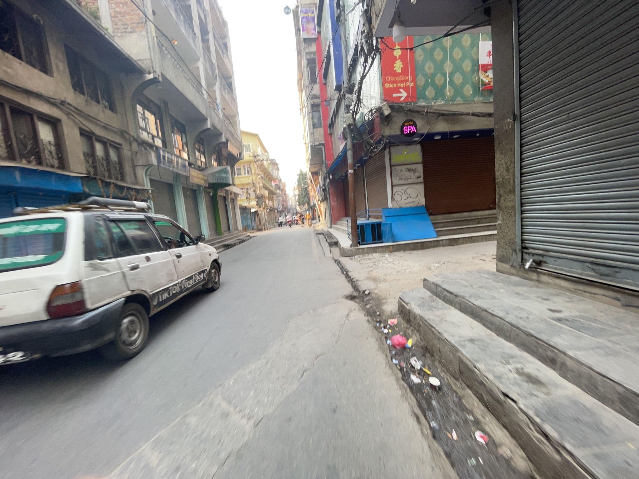 Street view near Hotel Kathmandu Terrace, Kathmandu — © vagrant42 (CC BY-SA · Mapillary)