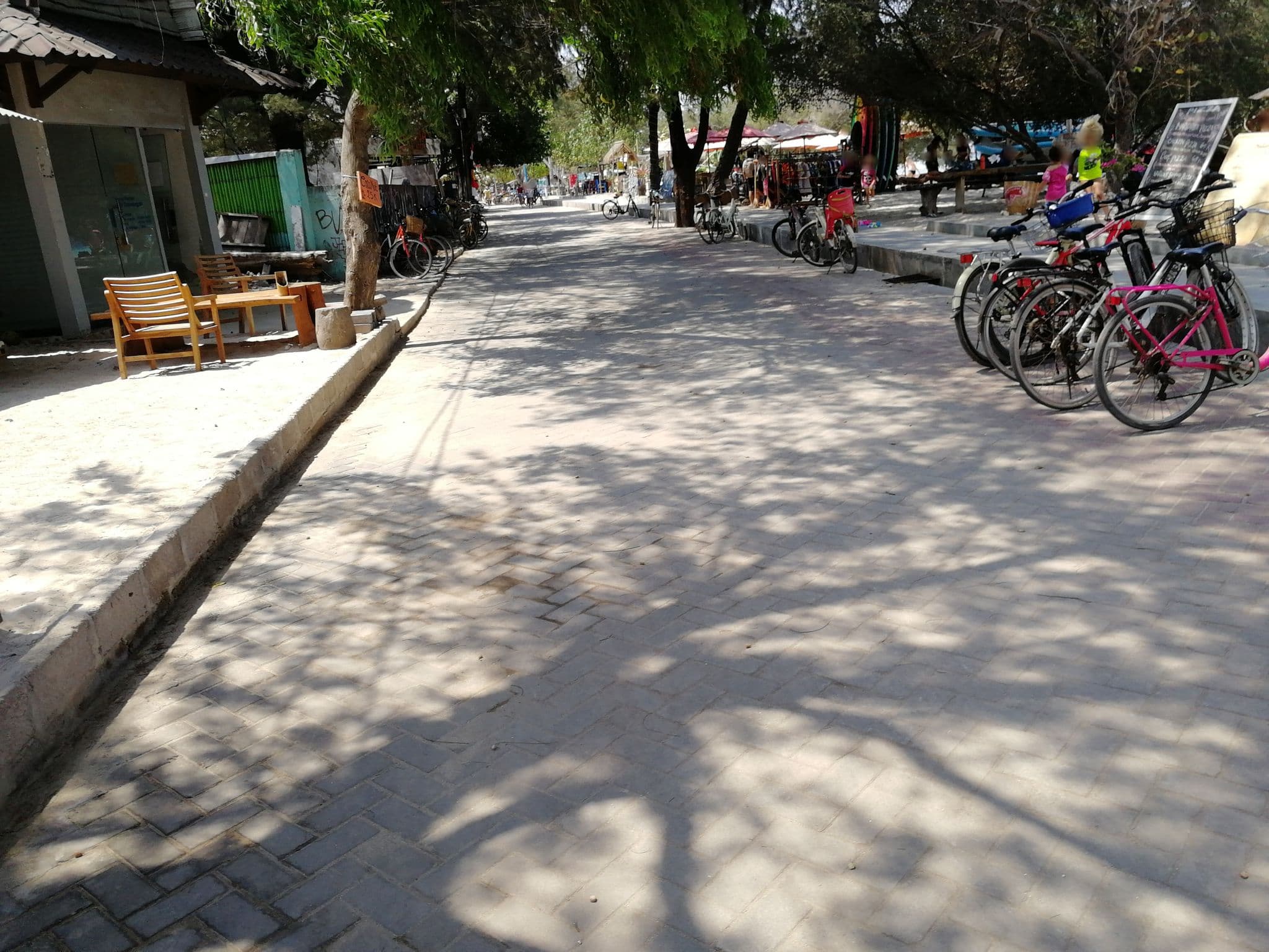 Street view near Villa Almarik, Gili Trawangan