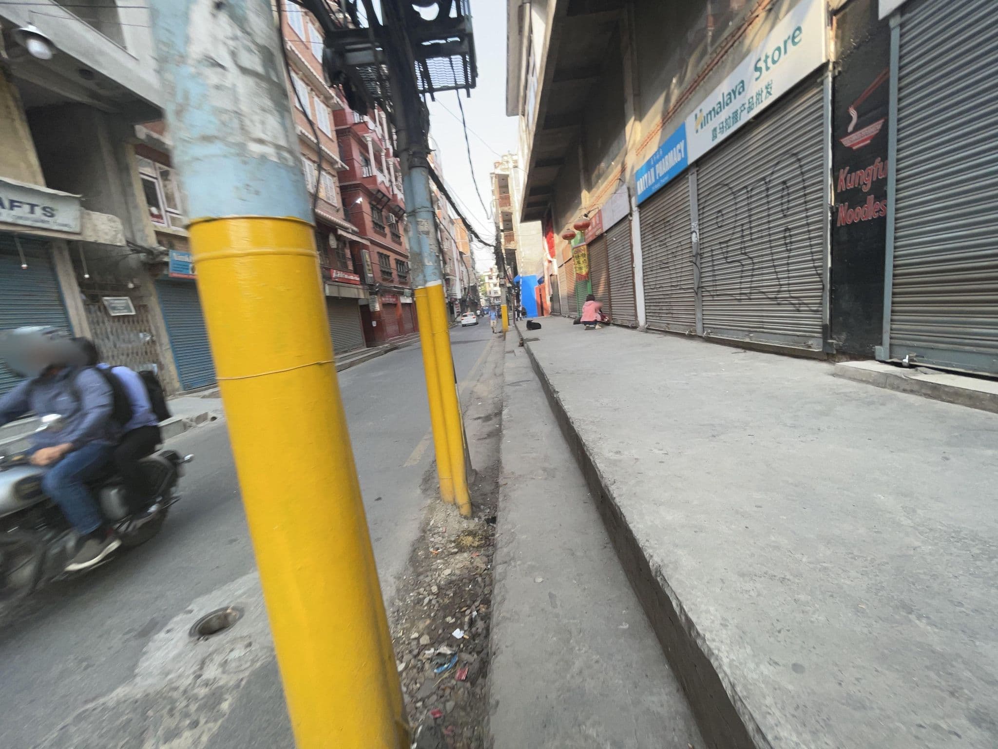 Street view near Hotel Happy Home, Kathmandu — © vagrant42 (CC BY-SA · Mapillary)