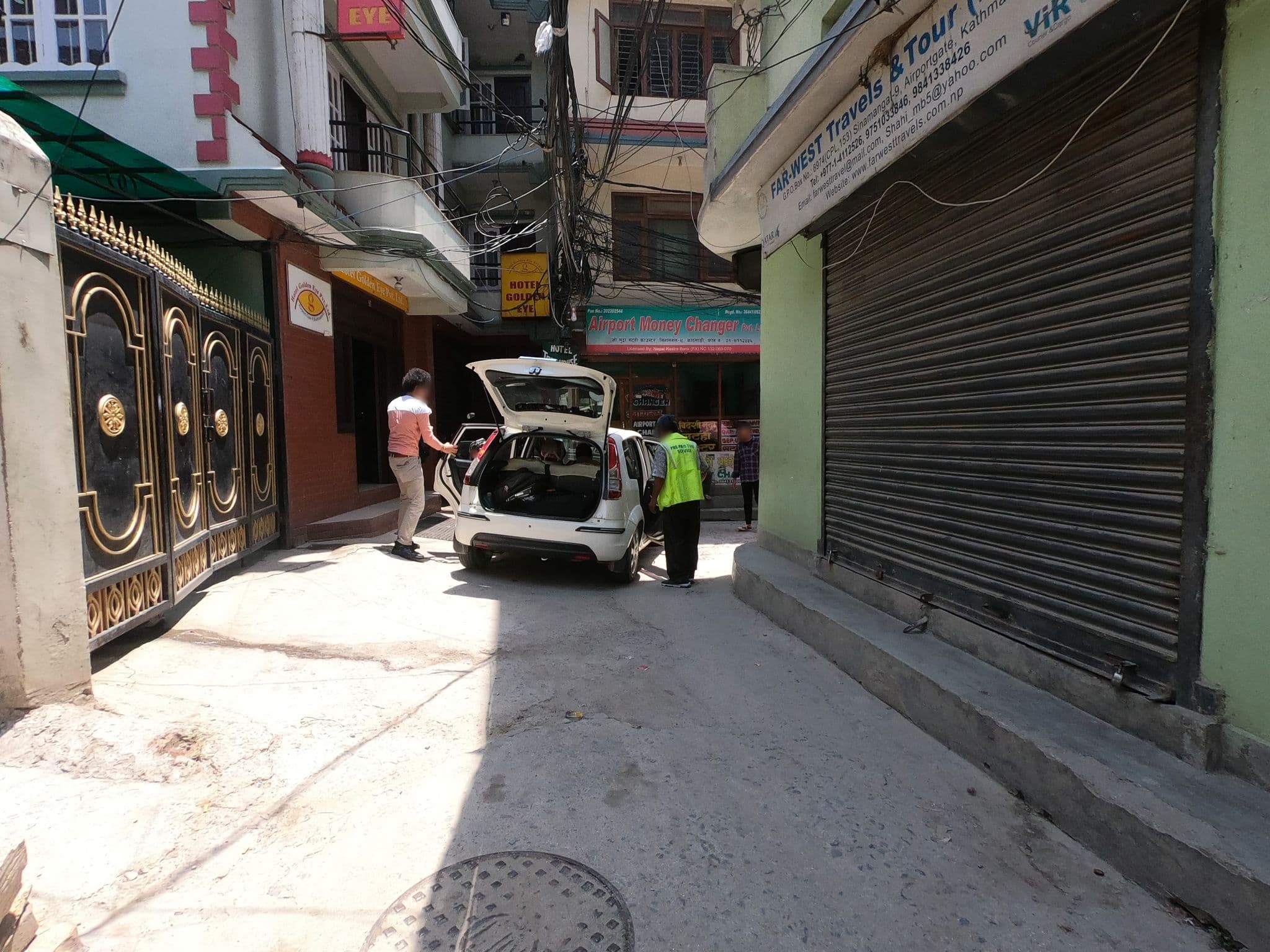 Street view near Somewhere Hotel, Kathmandu — © mahesh_thapa (CC BY-SA · Mapillary)