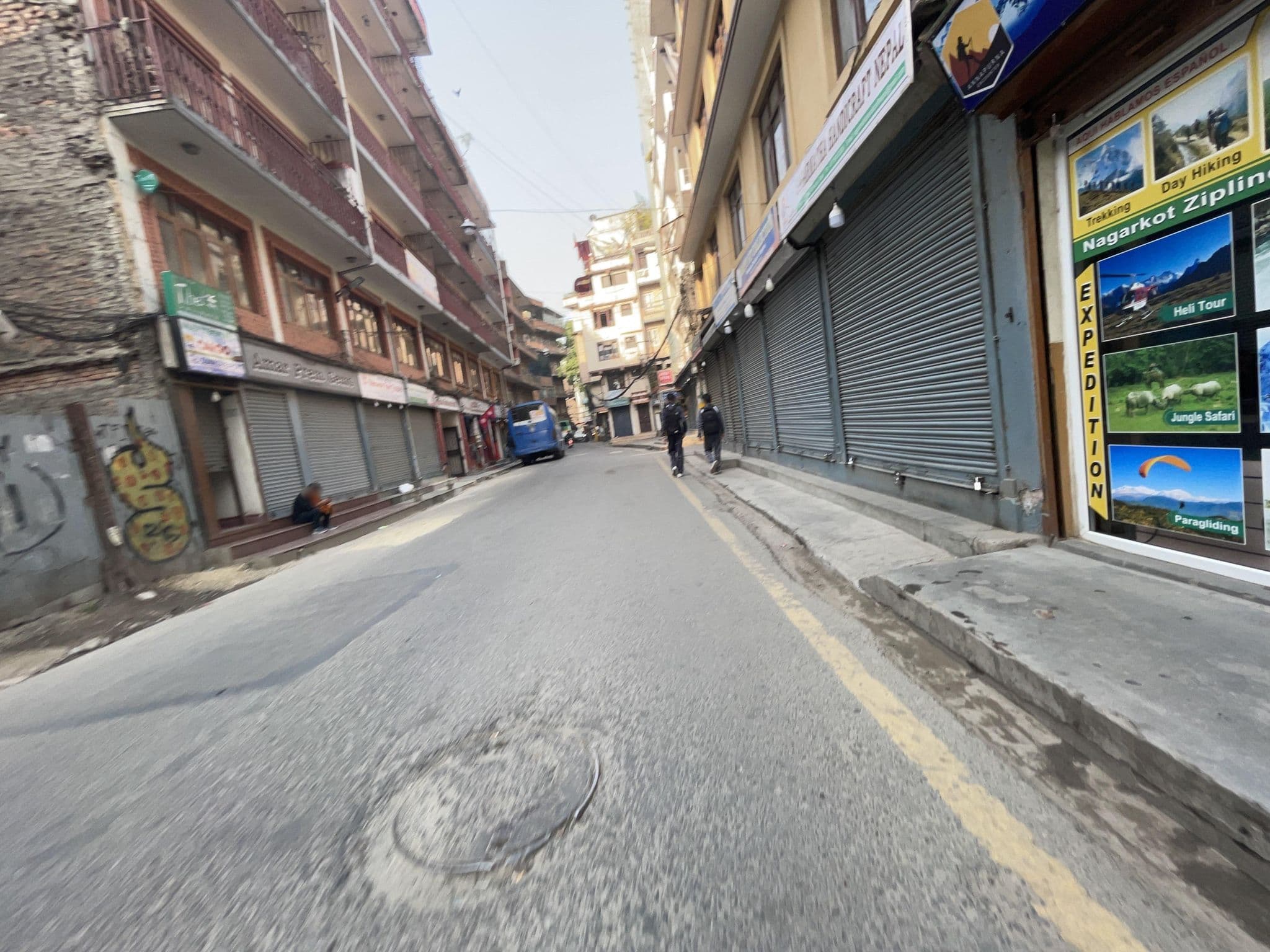 Street view near Fujia Hotel, Kathmandu — © vagrant42 (CC BY-SA · Mapillary)