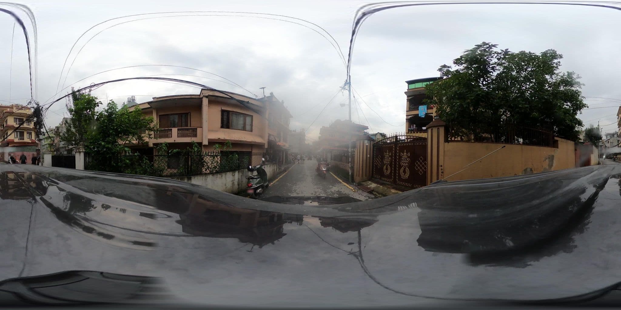Street view near Hotel Bnb Mhepi, Kathmandu — © sakarbhusal (CC BY-SA · Mapillary)