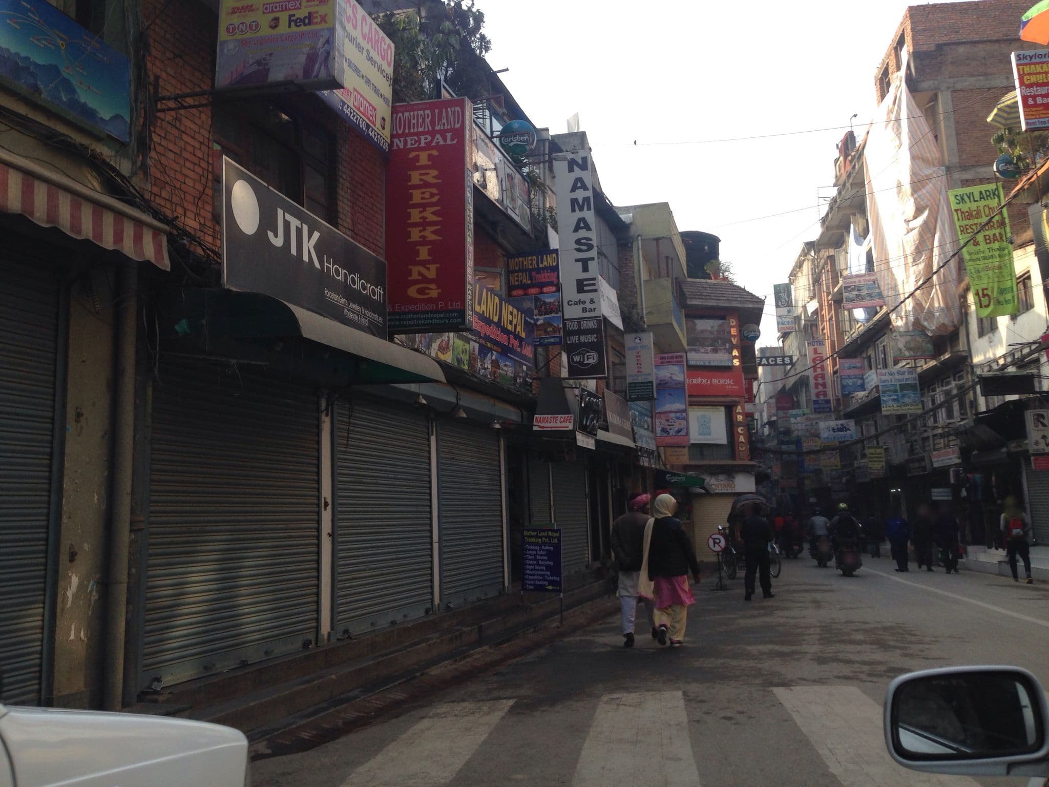 Street view near Hotel Dream Home (R) Ltd., Kathmandu — © fundacja_geolife (CC BY-SA · Mapillary)