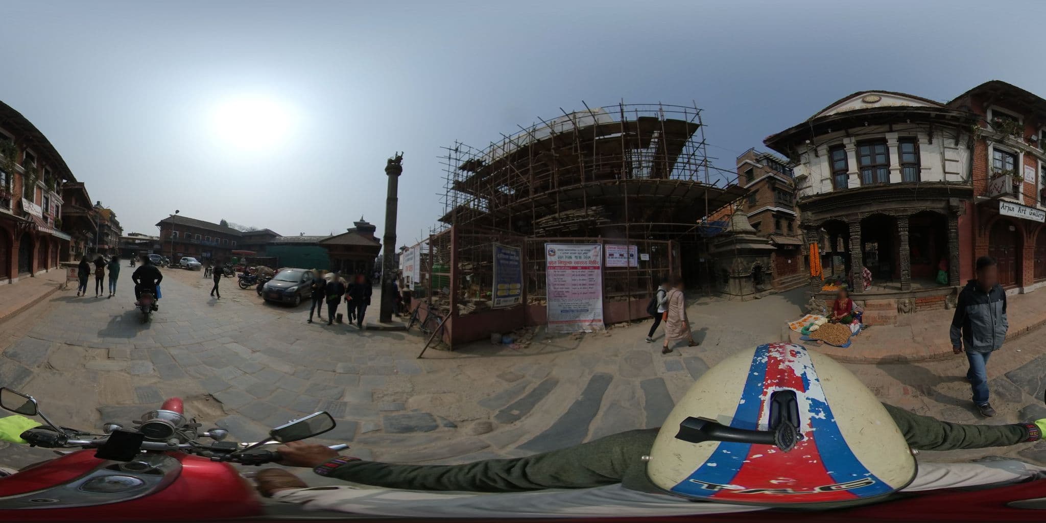 Street view near Om Apartments, Pātan — © sarthak (CC BY-SA · Mapillary)