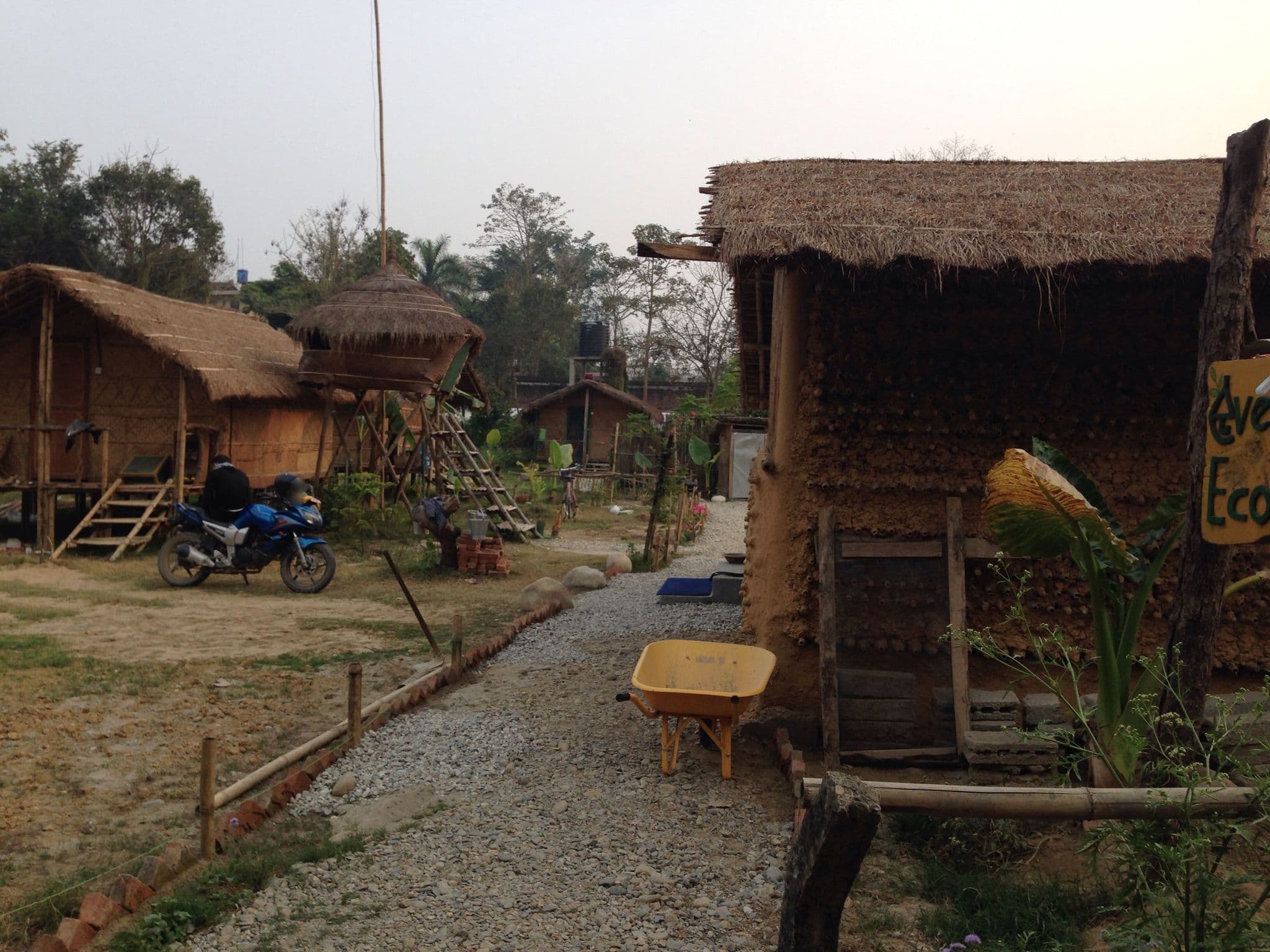 Street view near Evergreen Ecolodge, Bharatpur — © fundacja_geolife (CC BY-SA · Mapillary)