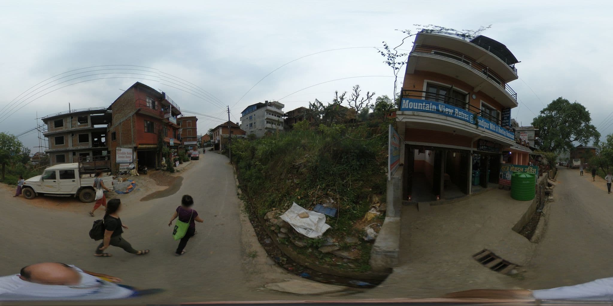 Street view near Mountain View Retreat, Bharatpur — © javiersanp (CC BY-SA · Mapillary)