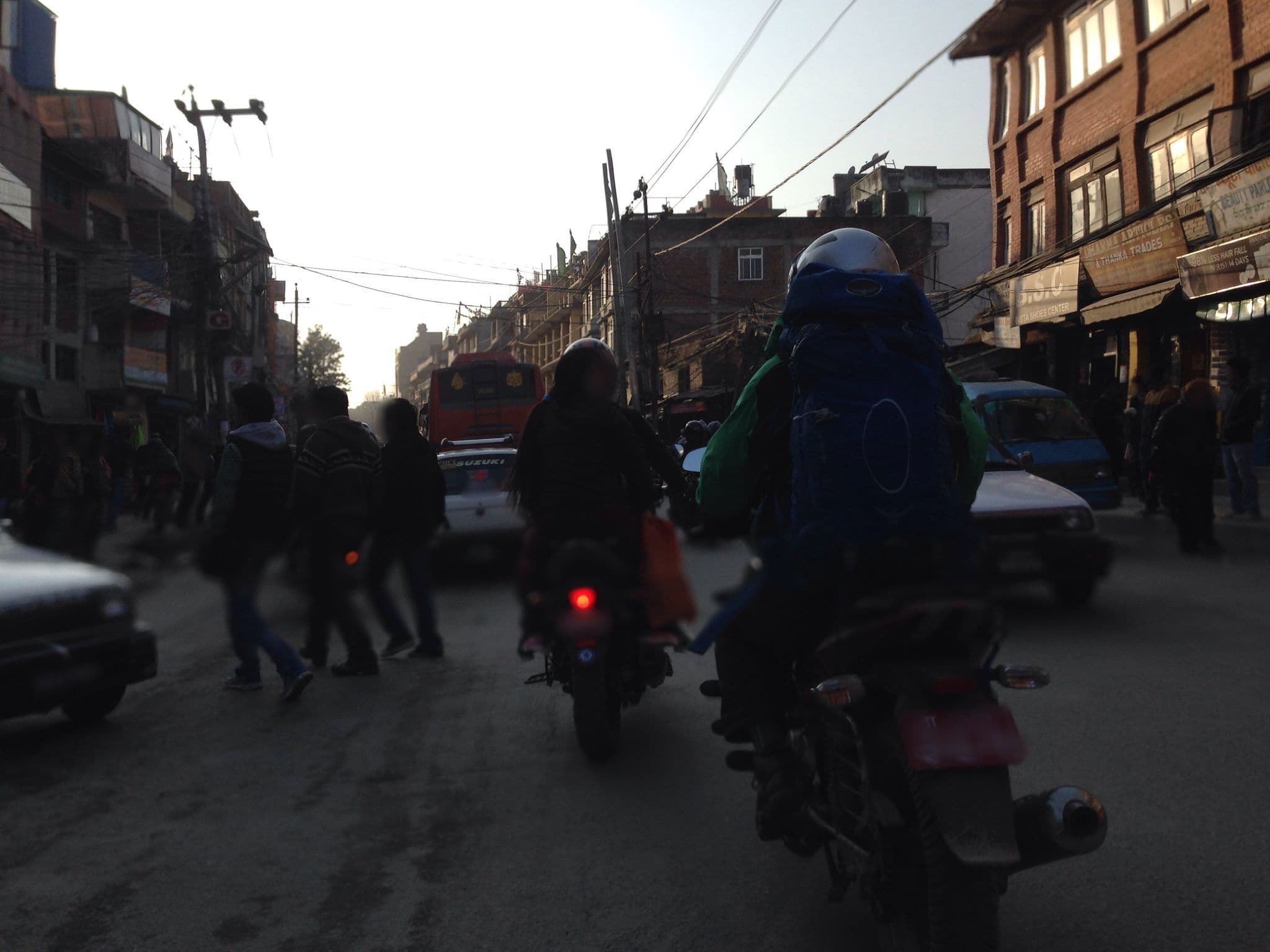 Street view near Nani’s Kitchen, Kathmandu — © fundacja_geolife (CC BY-SA · Mapillary)