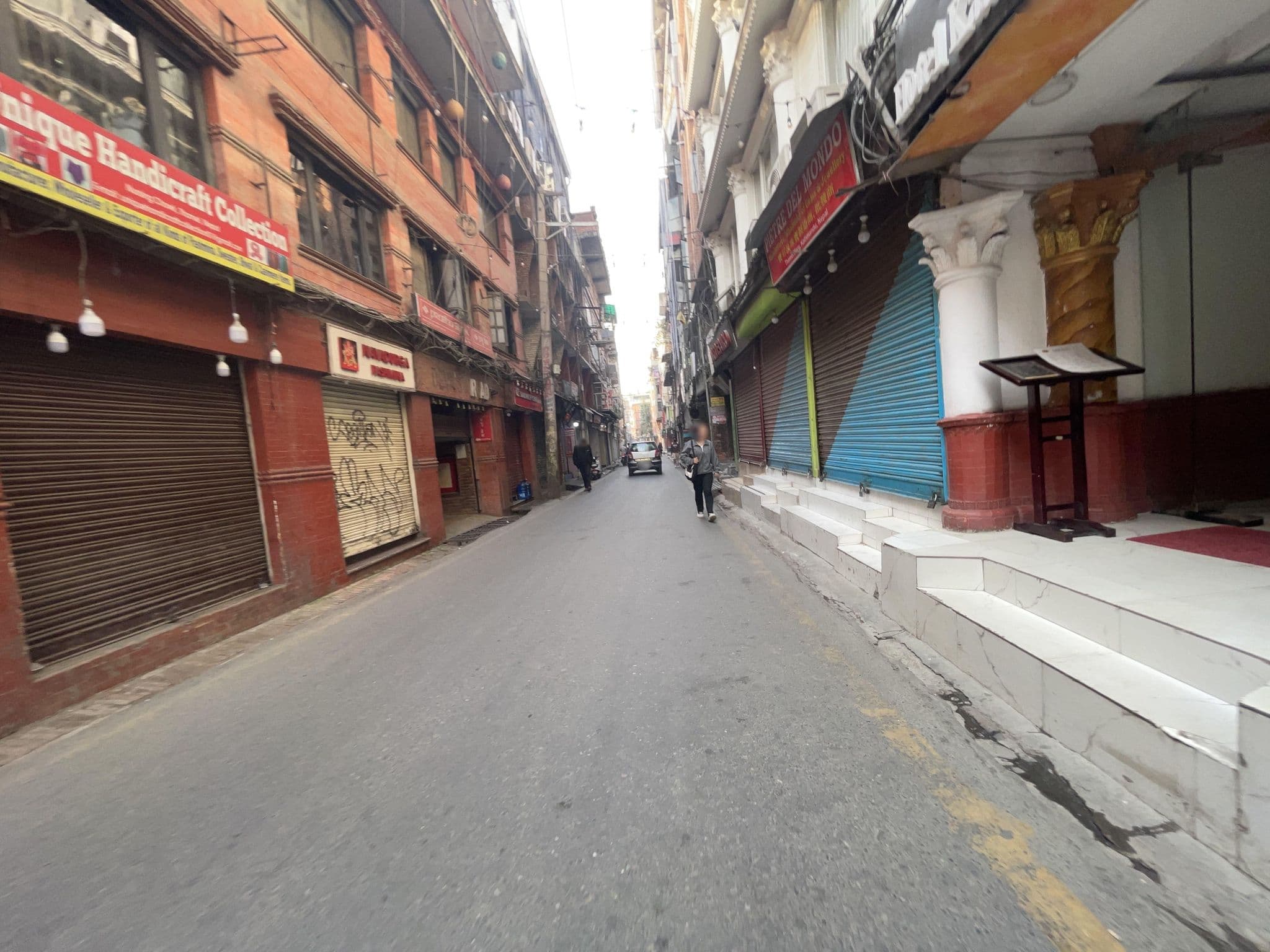 Street view near Hotel Lahana, Kathmandu — © vagrant42 (CC BY-SA · Mapillary)