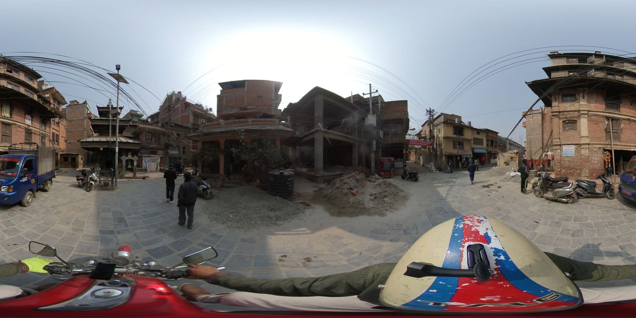 Street view near Karuna Hotel, Pātan — © sarthak (CC BY-SA · Mapillary)