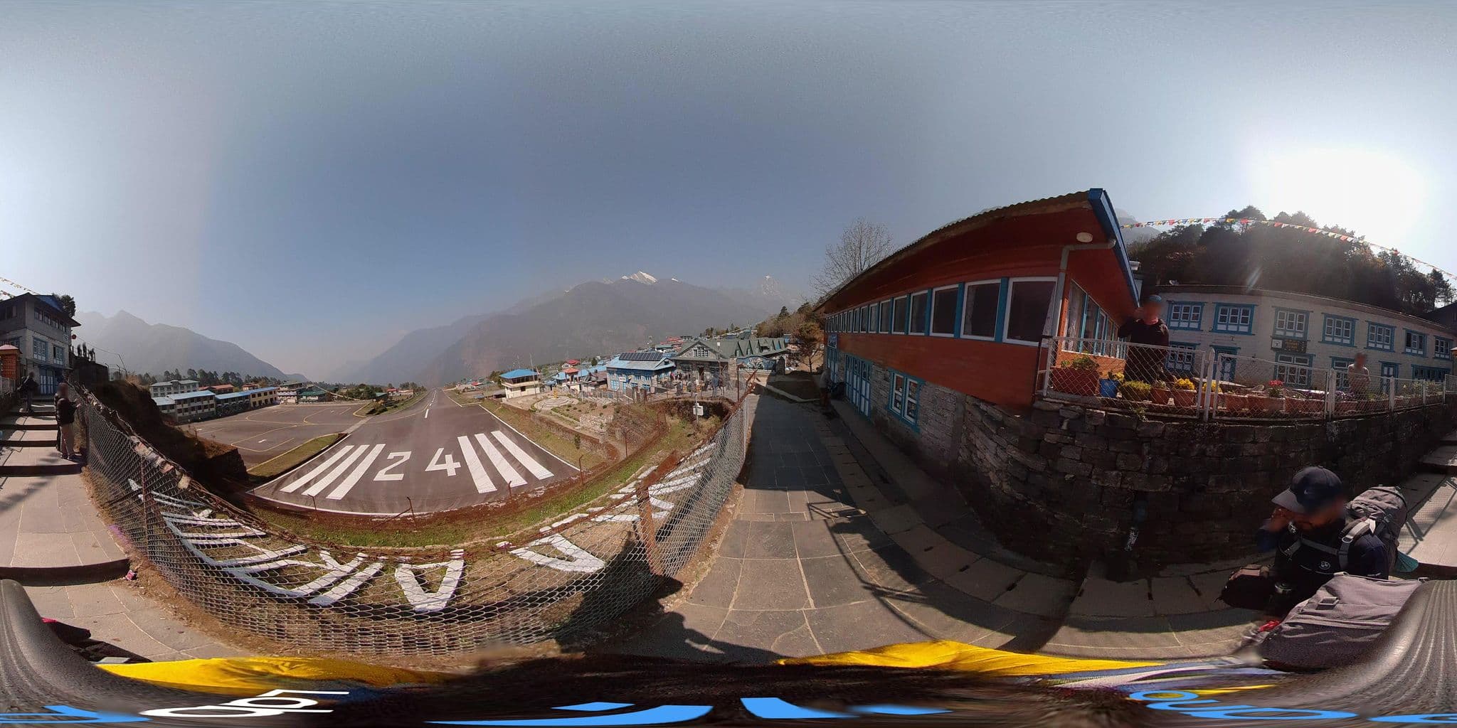 Street view near Lukla Runway 24 Inn, Namche Bazaar — © gallimaps (CC BY-SA · Mapillary)