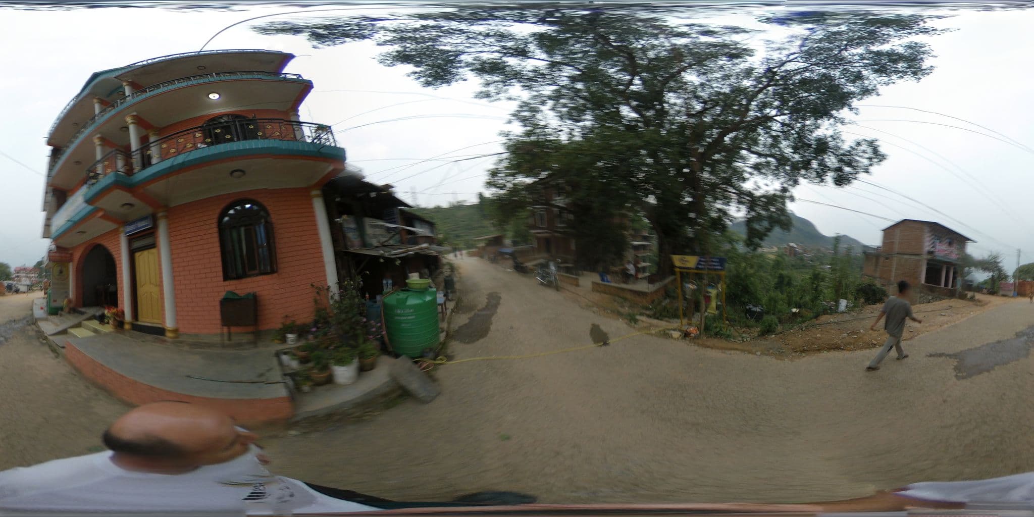 Street view near Binayek Chautari Hotel & Khaja Ghar, Bharatpur — © javiersanp (CC BY-SA · Mapillary)