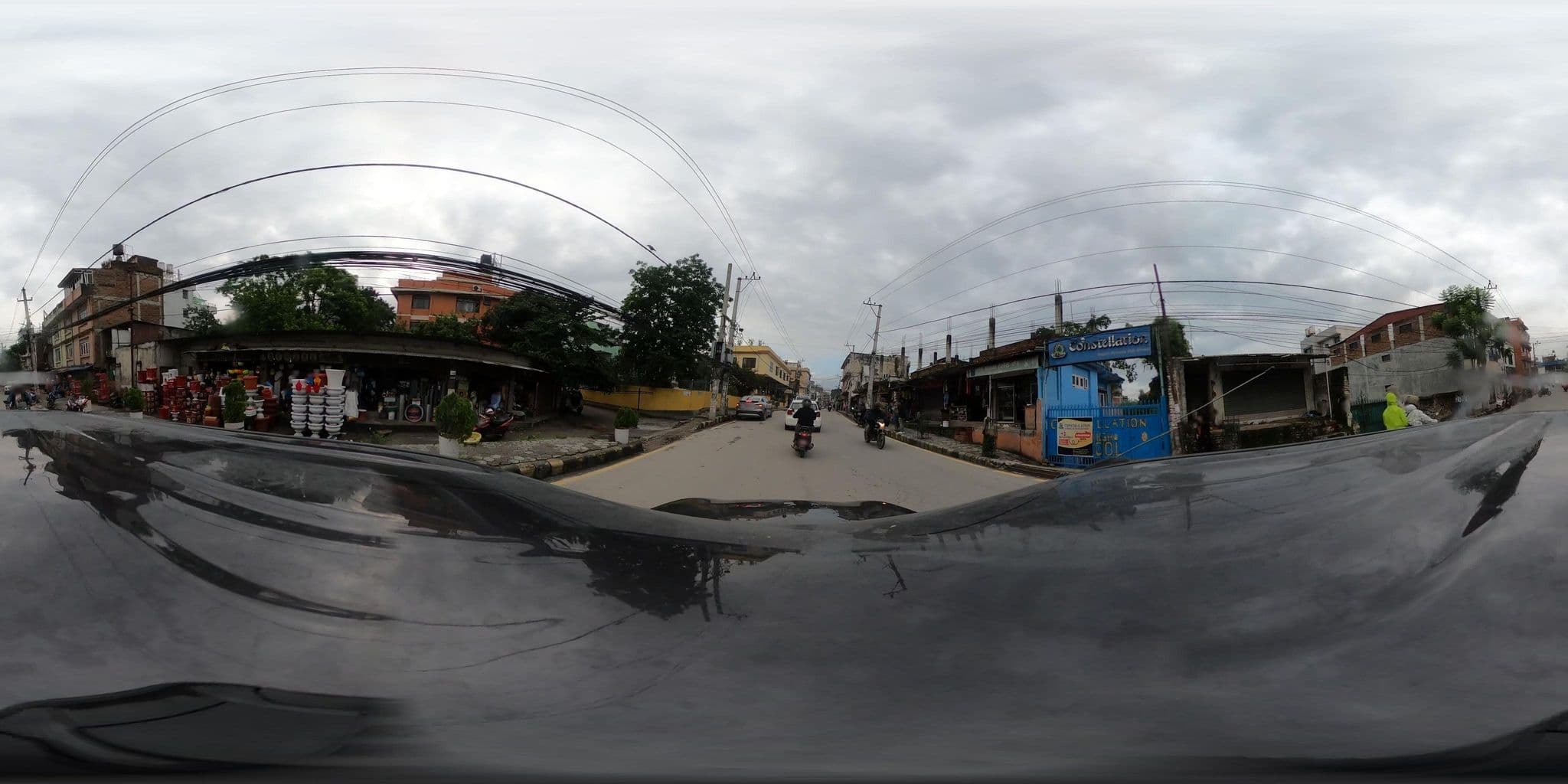 Street view near Green Valley Resort, Kathmandu — © sakarbhusal (CC BY-SA · Mapillary)