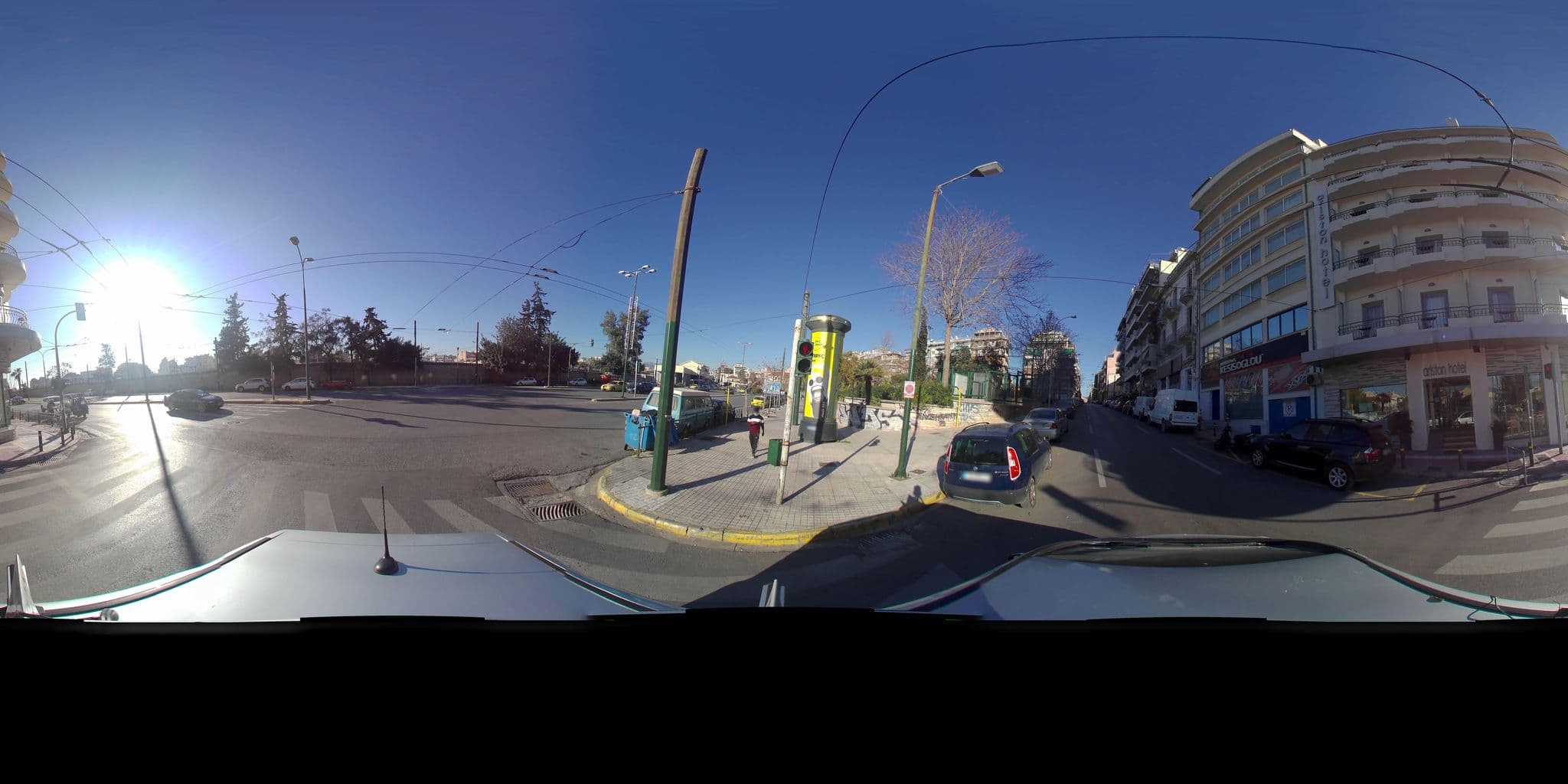 Street view near Ariston Hotel Athens, Athens — © zaf3kala (CC BY-SA · Mapillary)
