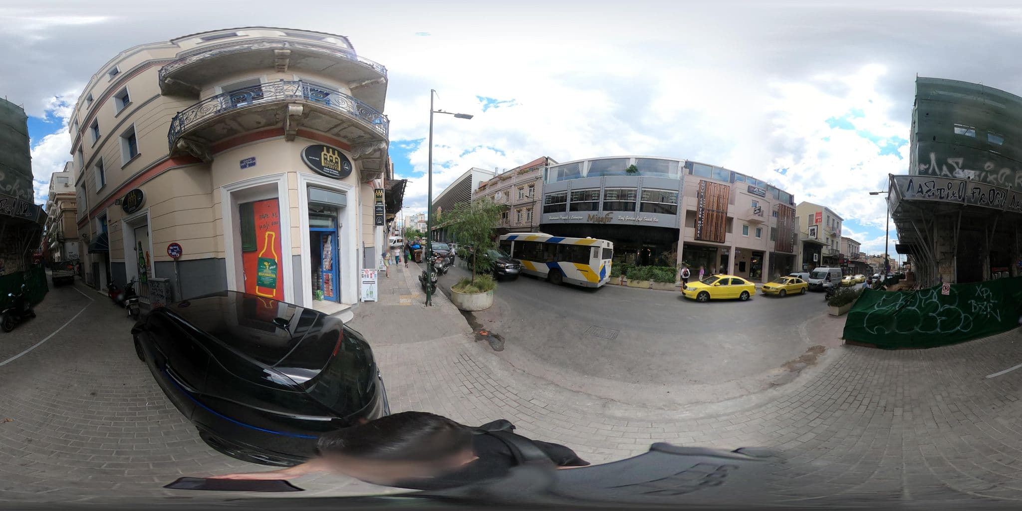 Street view near Lotus Center Inn Hotel, Athens — © alexbartzokas (CC BY-SA · Mapillary)