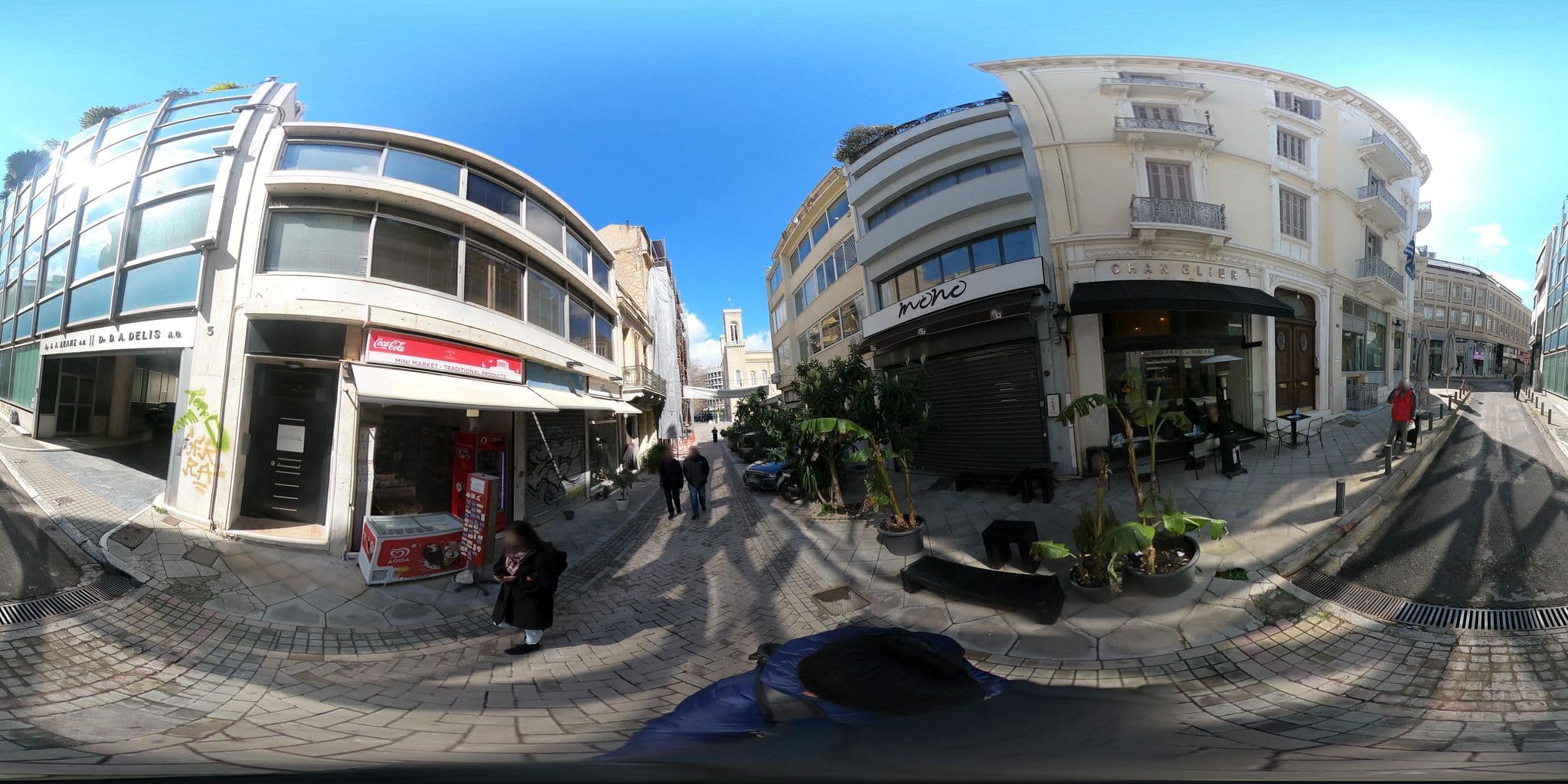 Street view near master Plaka Serviced Apartments, Athens — © alexbartzokas (CC BY-SA · Mapillary)